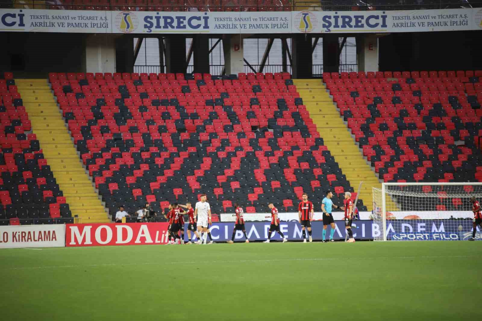 Trendyol Süper Lig: Gaziantep FK: 2 - Kasımpaşa: 0 (İlk yarı) 