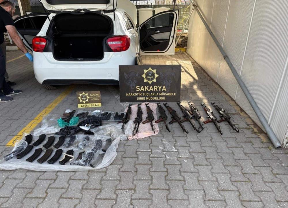 Kiraladığı araçtan cephane çıktı!