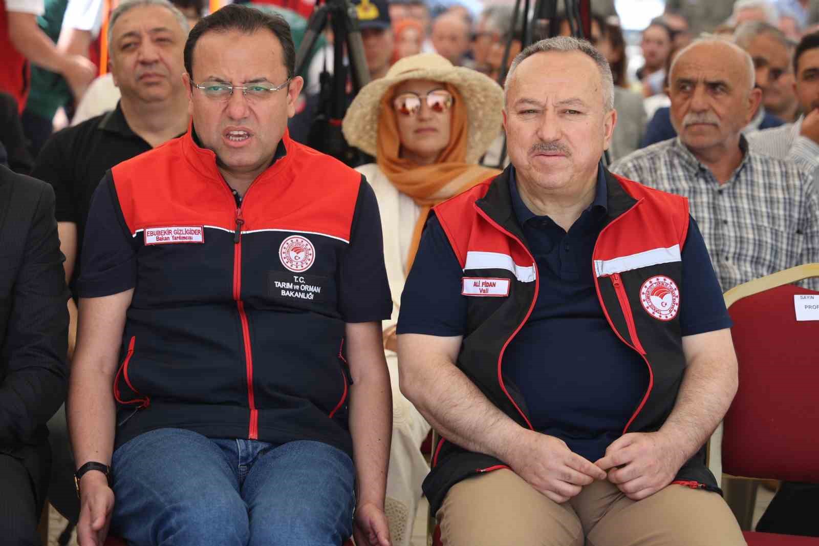 12 bin 500 dekar alan ekime açıldı 