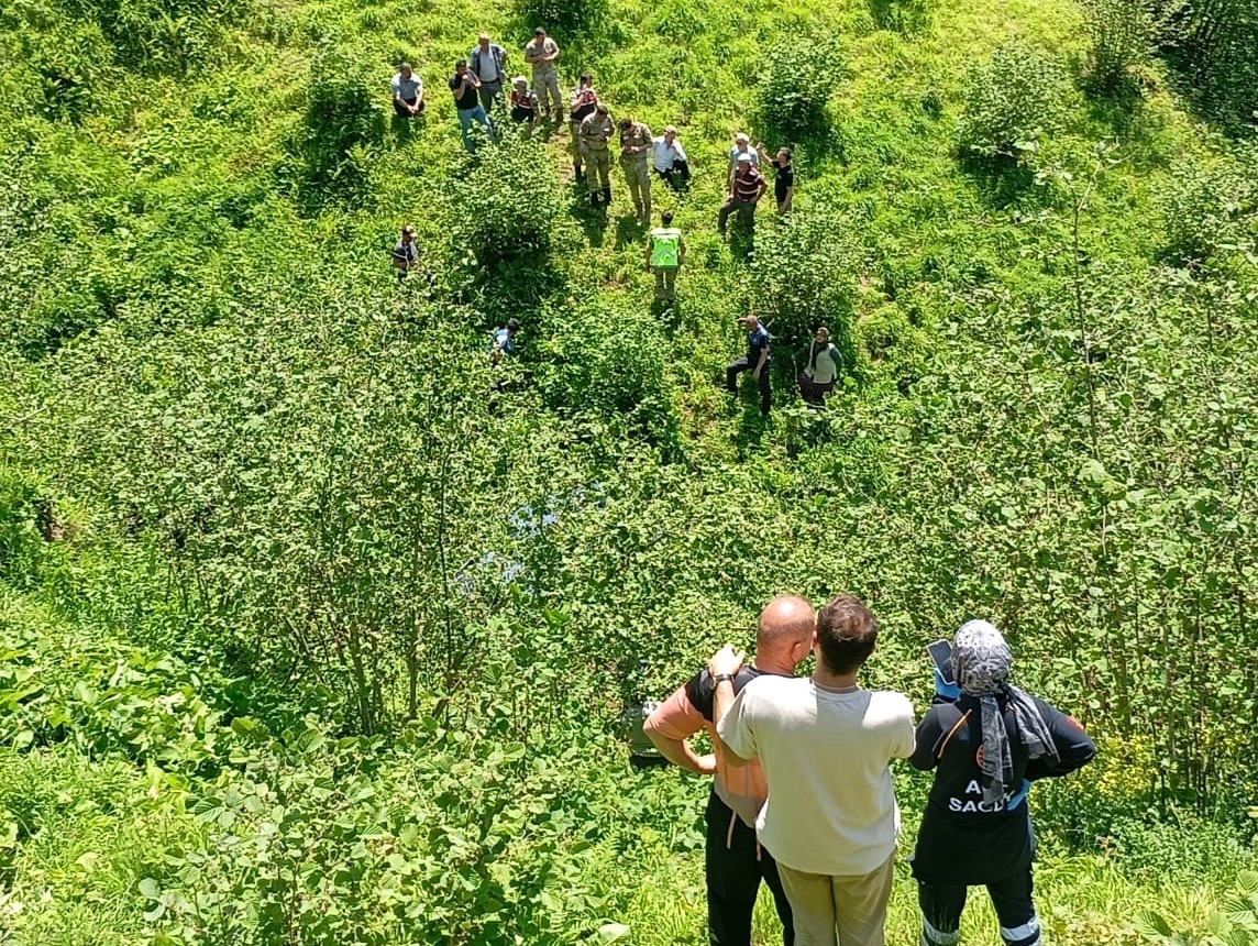 Ordu’da otomobil 200 metrelik uçuruma yuvarlandı: 1 yaralı 