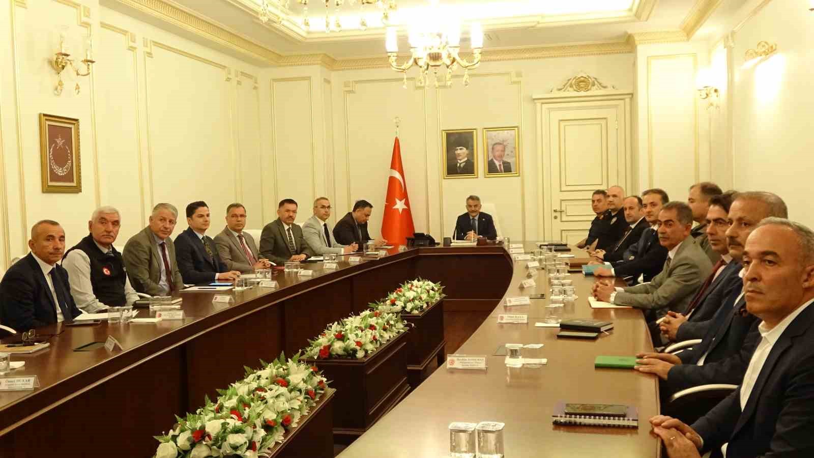 Yozgat’ta orman yangınlarını önlemek için toplantı yapıldı 