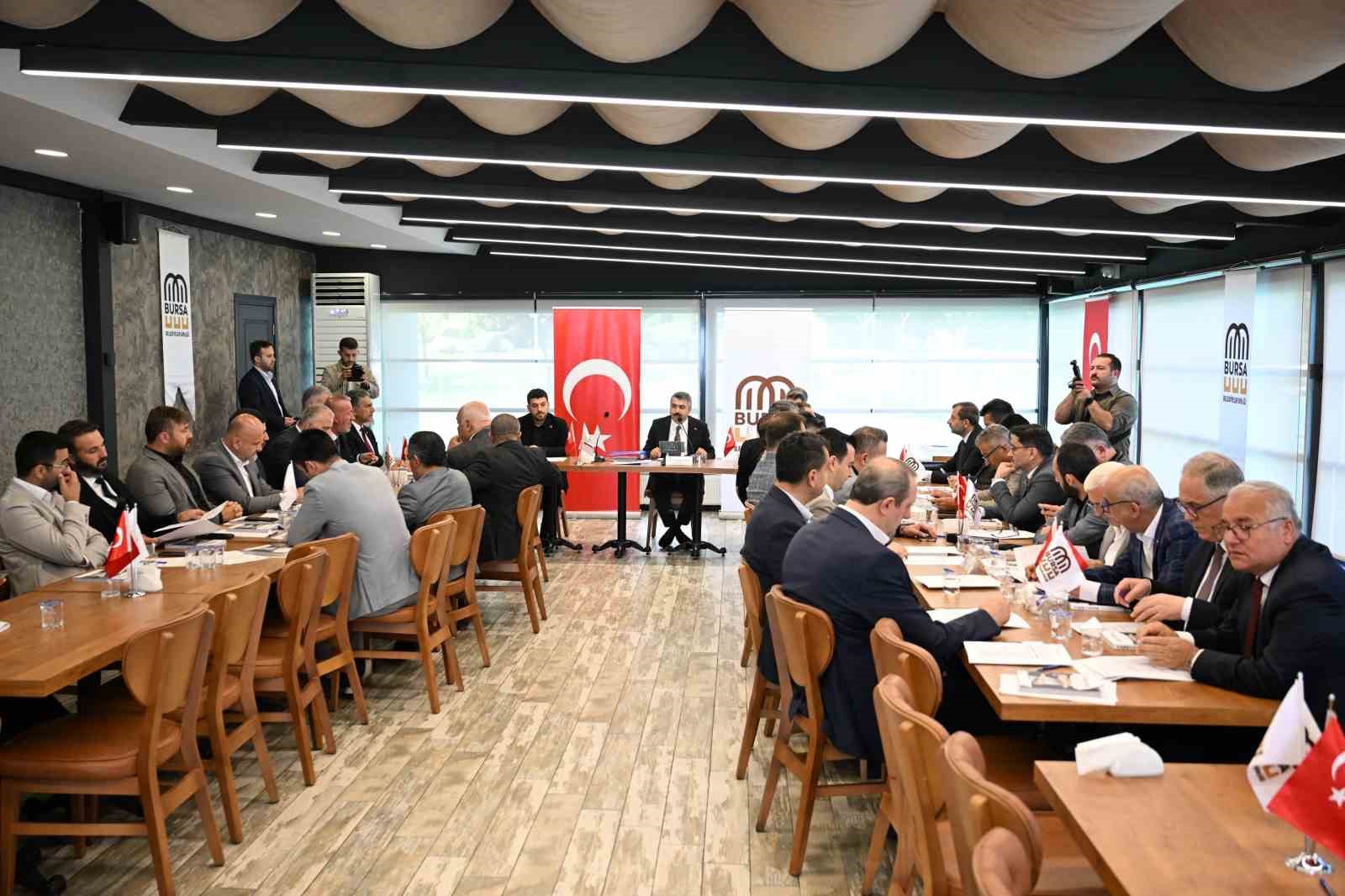 Bursa Belediyeler Birliği 2025 yılı olağan meclis toplantısını gerçekleştirdi 