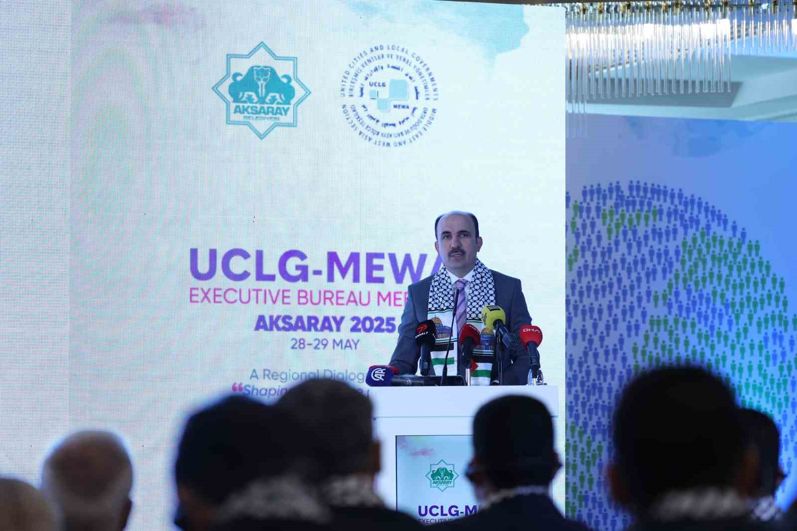 UCLG-MEWA Toplantısı’nda konuşan Başkan Altay: 