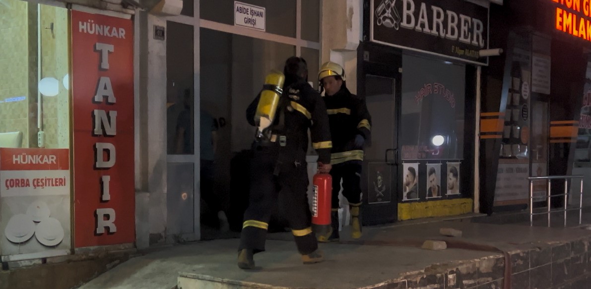 Yozgat’ta iş yeri yangını 