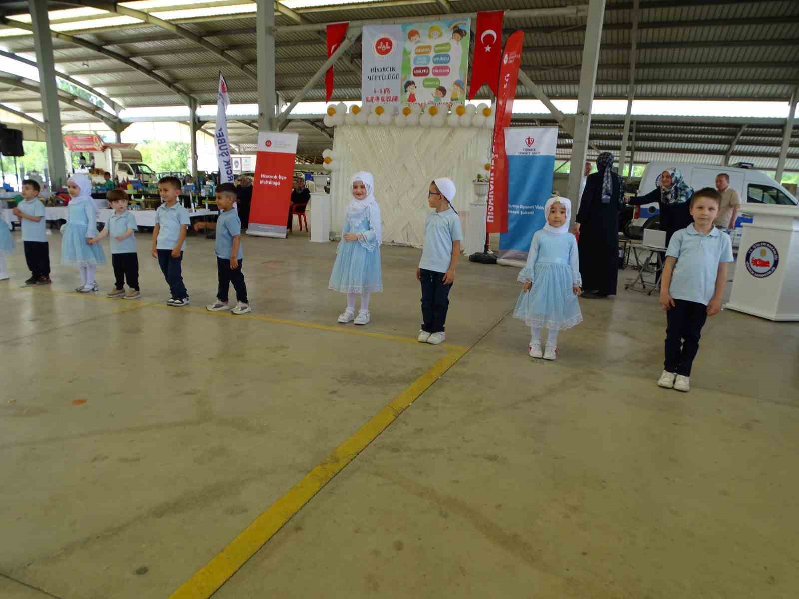 Hisarcık’ta 4-6 Yaş Kur’an Kursu mezuniyet töreni 