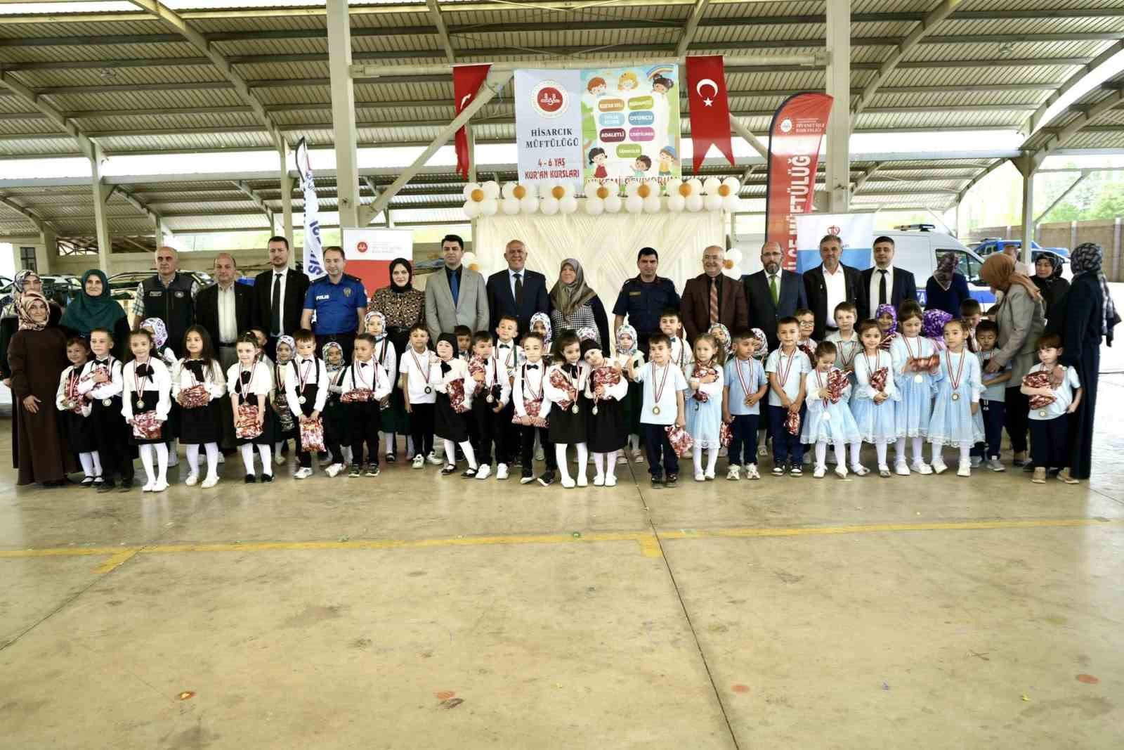 Hisarcık’ta 4-6 Yaş Kur’an Kursu mezuniyet töreni 