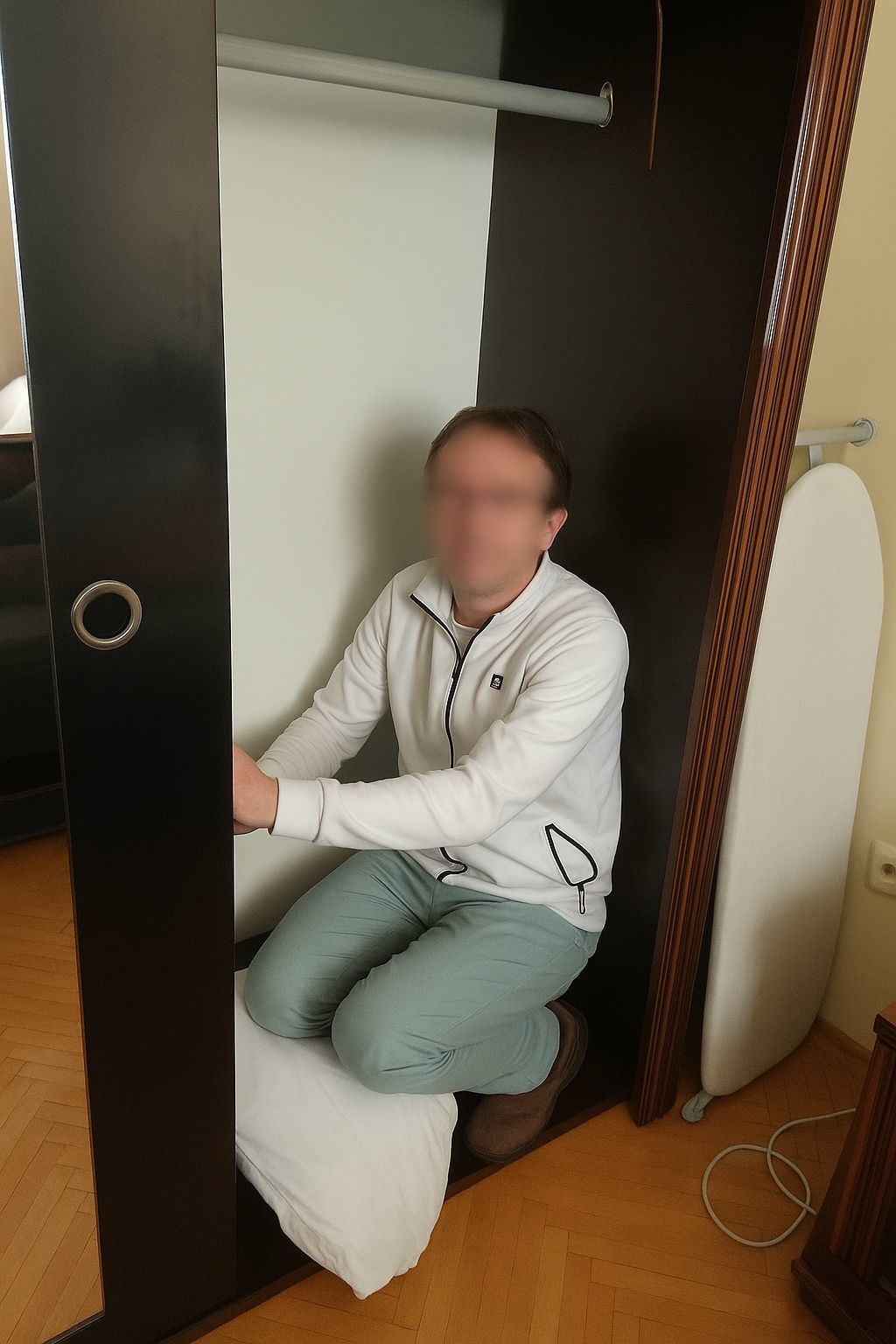 Samsun’da çeşitli suçlardan aranan şahıs saklandığı gardıropta yakalandı 