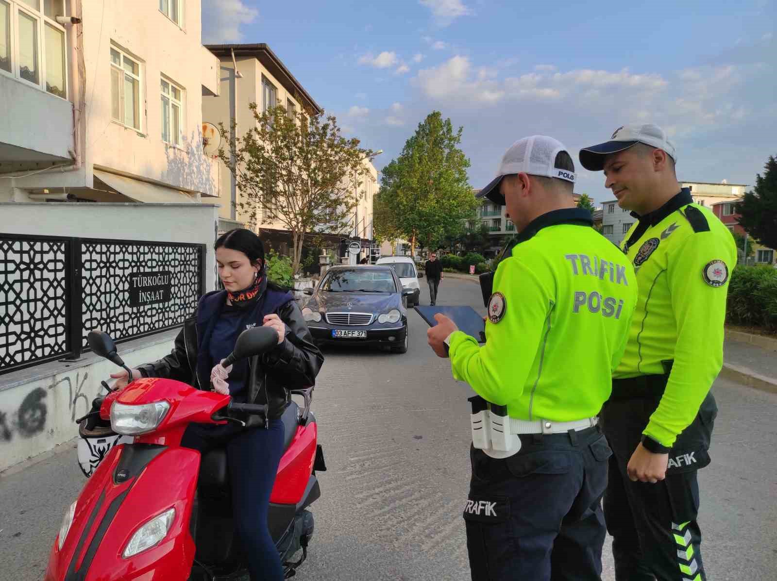 Tekirdağ’da trafik denetimi 