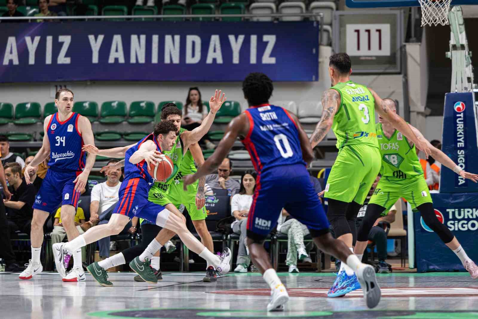 Basketbol Süper Ligi: TOFAŞ: 94 - Bahçeşehir Koleji: 80 