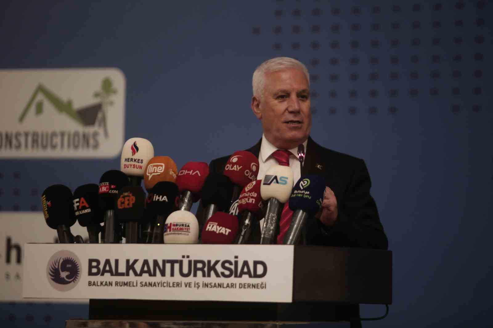 KKTC Başbakanı Üstel Bursa’da iş insanlarıyla buluştu 