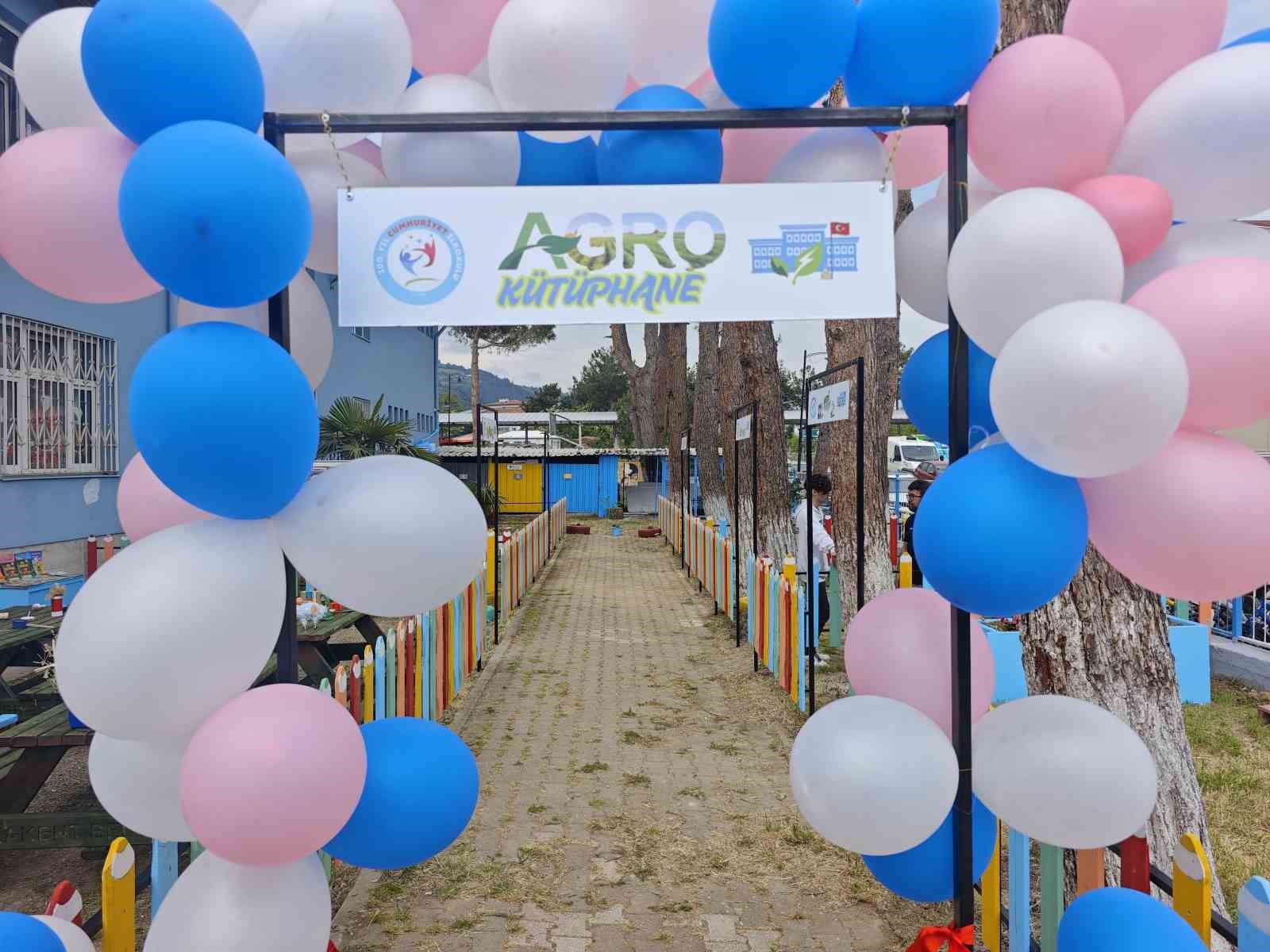 Samsun’un ilk açık hava Agro Kütüphanesi açıldı 