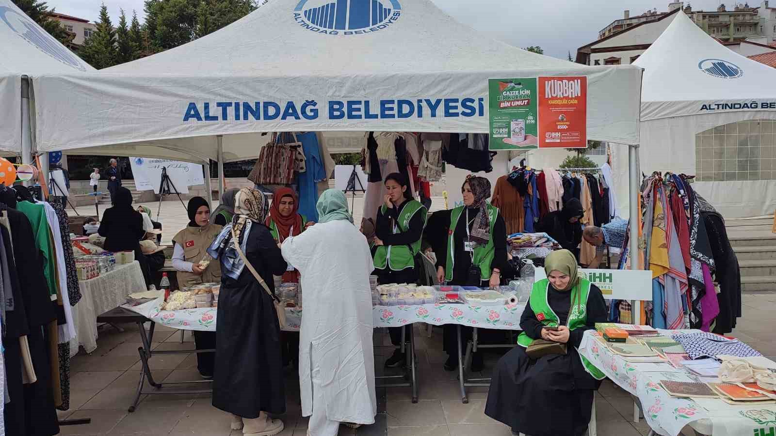Ankara’da Gazzeli kadın ve çocuklar için yardım sergisi düzenlendi 