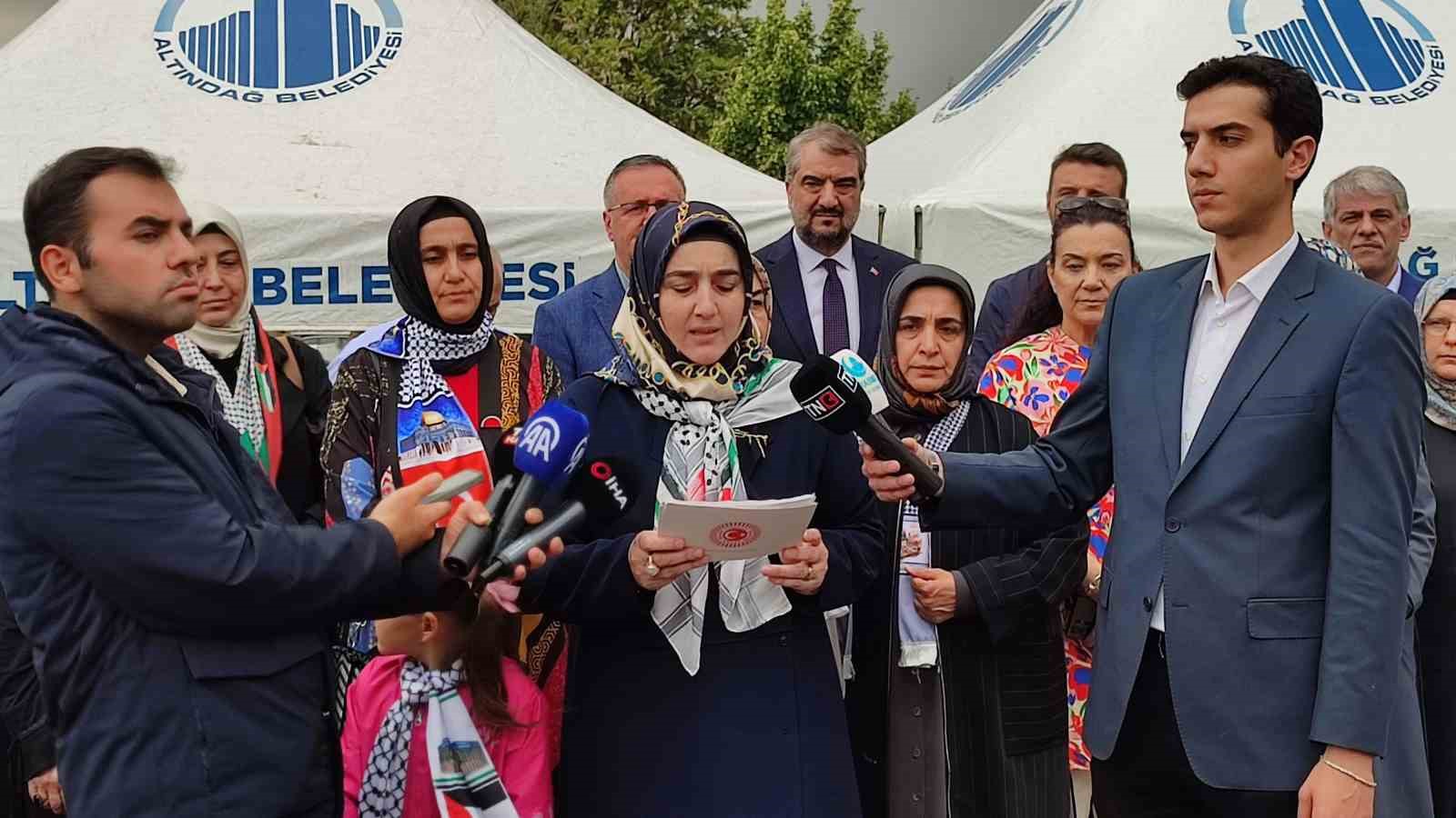 Ankara’da Gazzeli kadın ve çocuklar için yardım sergisi düzenlendi 