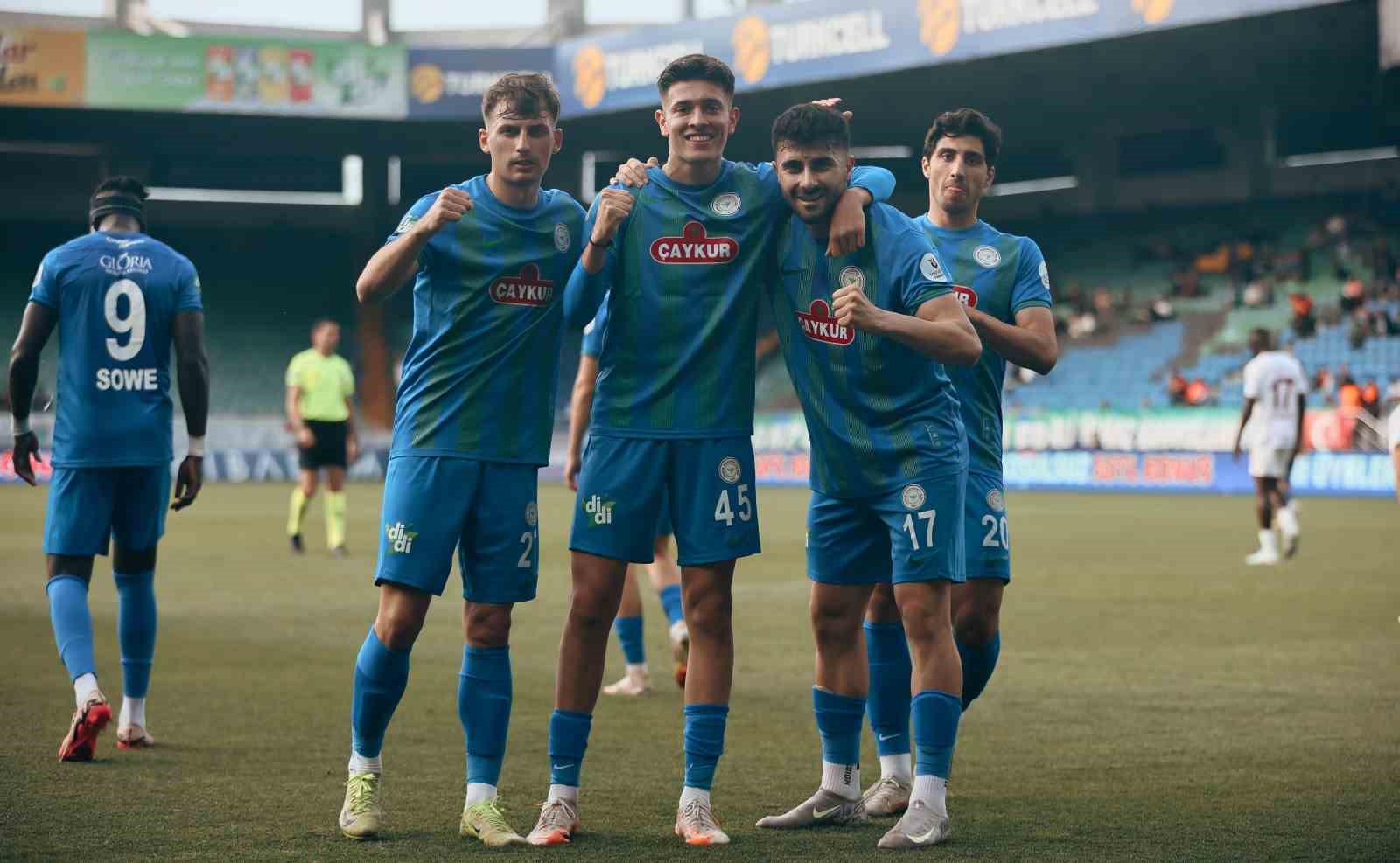 Trendyol Süper Lig: Çaykur Rizespor: 5 - Hatayspor: 2 (Maç sonucu) 
