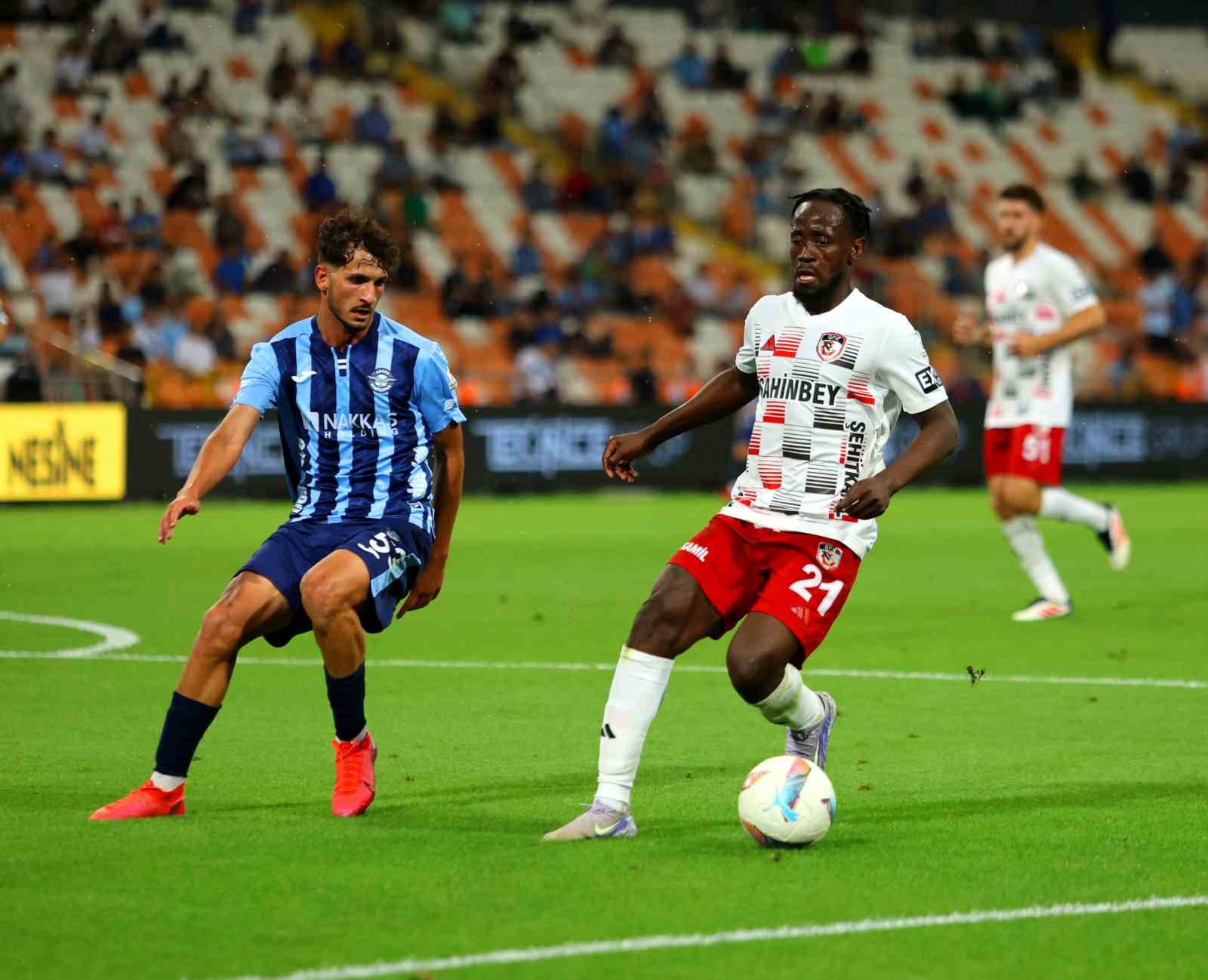 Trendyol Süper Lig: Adana Demirspor: 2 - Gaziantep FK: 2 (Maç sonucu) 