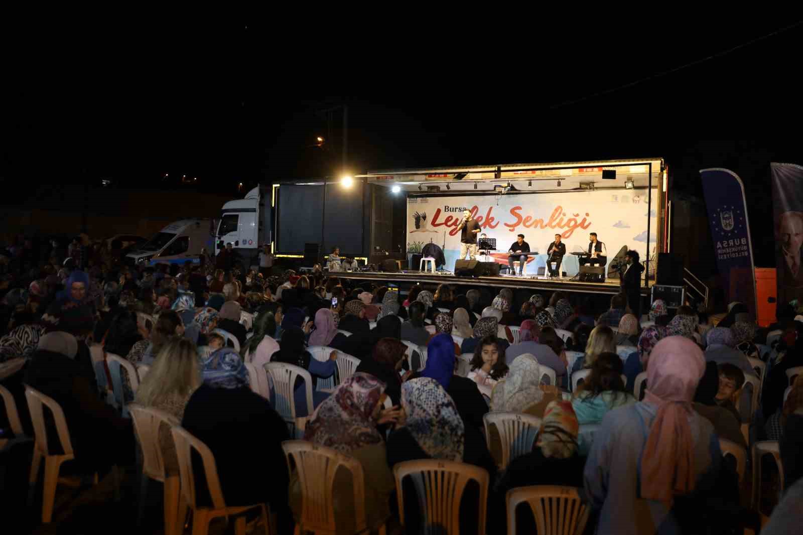 ‘Bursa Leylek Şenliği’ büyük bir coşkuyla başladı 