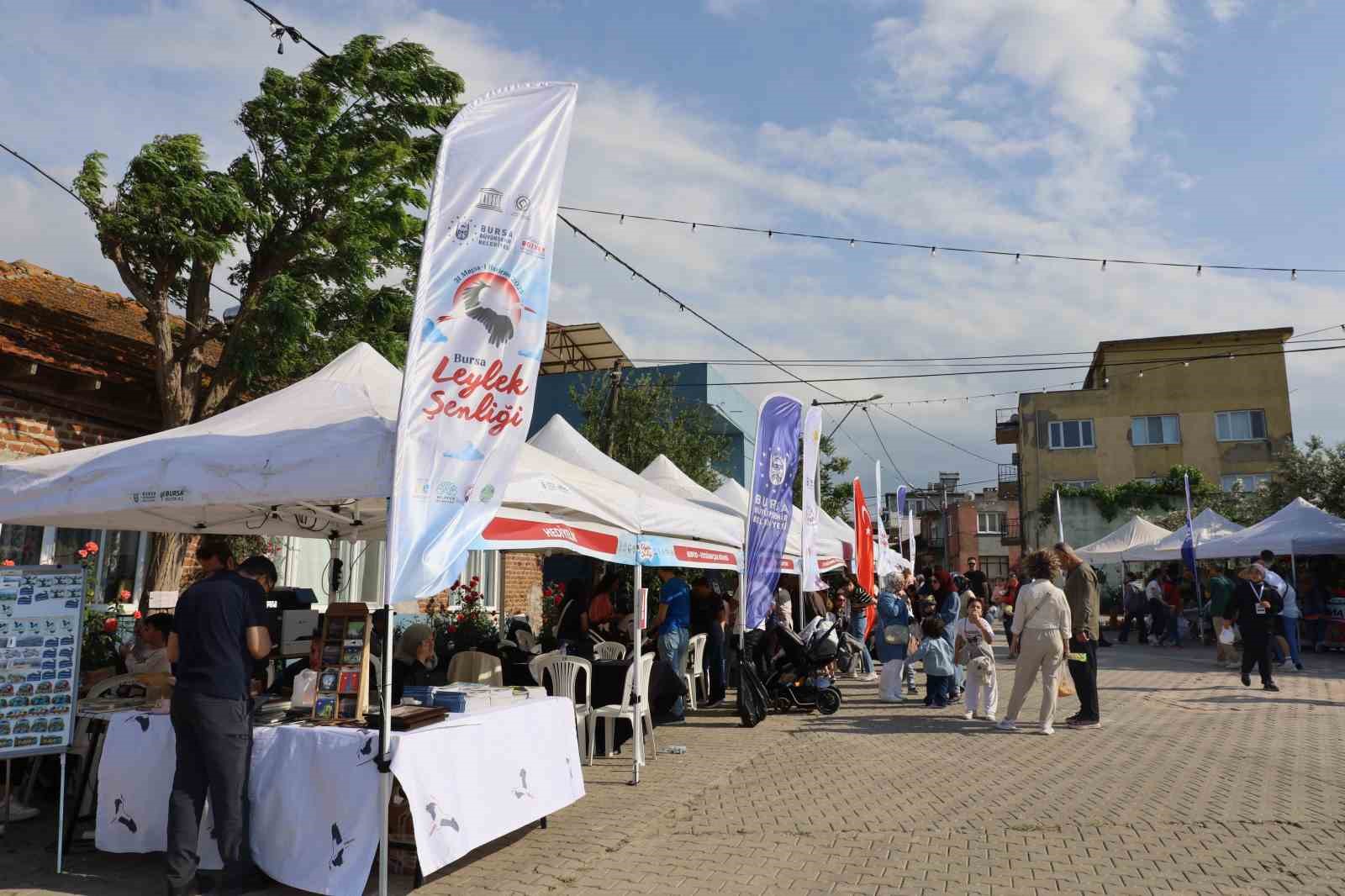 ‘Bursa Leylek Şenliği’ büyük bir coşkuyla başladı 