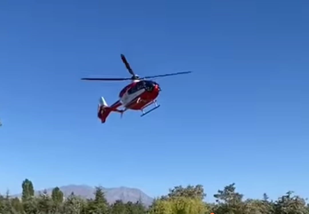 Çukurcalı hasta helikopterle Van’a kaldırıldı 