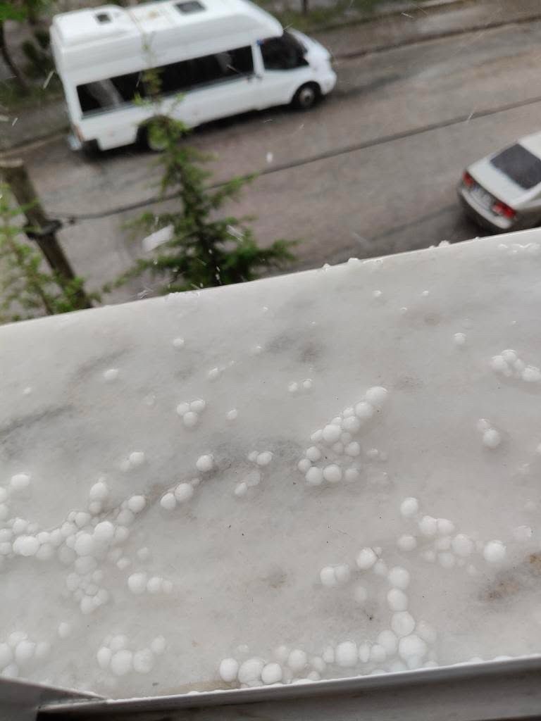 Başkent’te dolu yağışı