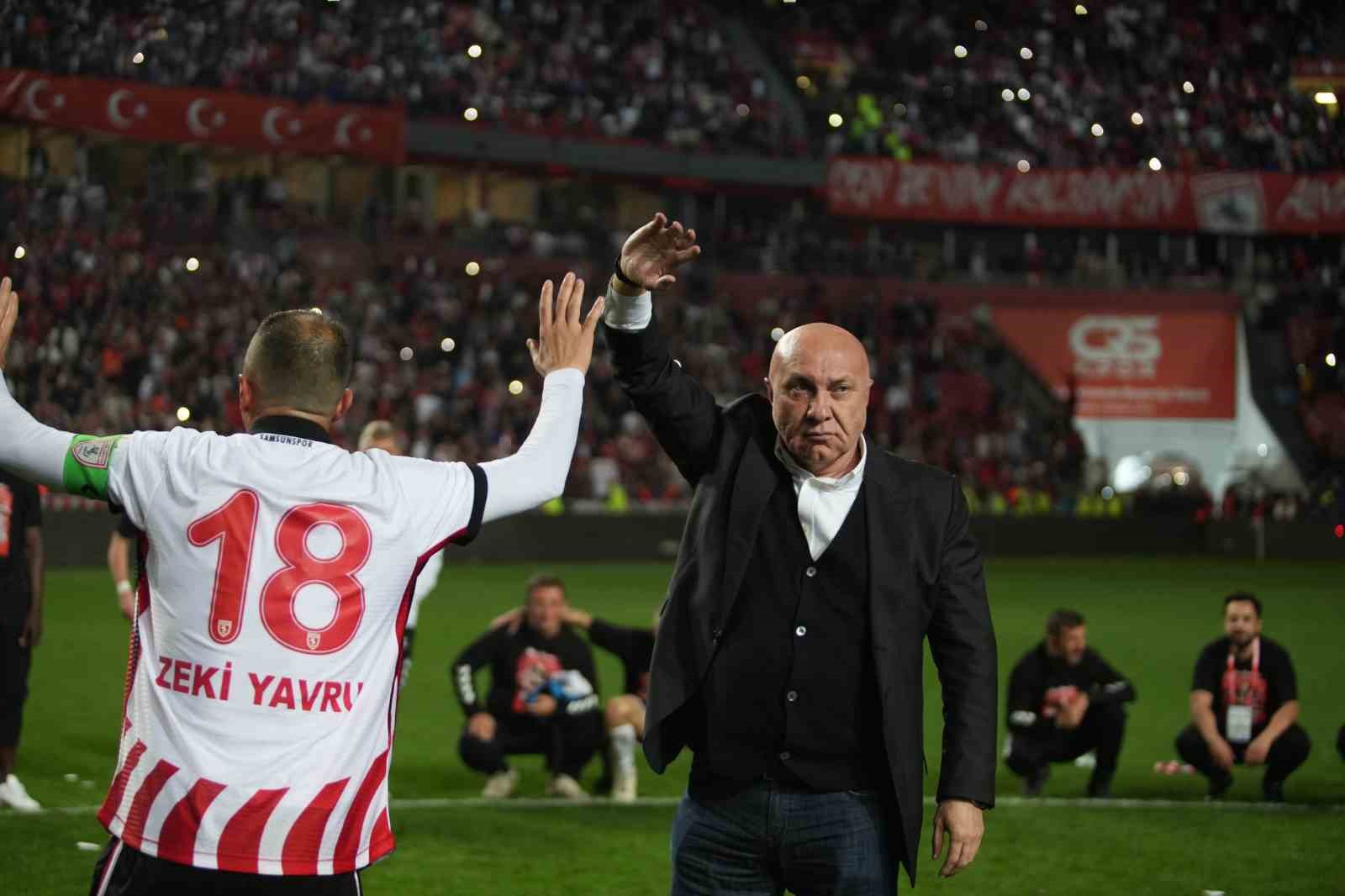 Samsunspor’dan coşkulu Avrupa kutlaması 