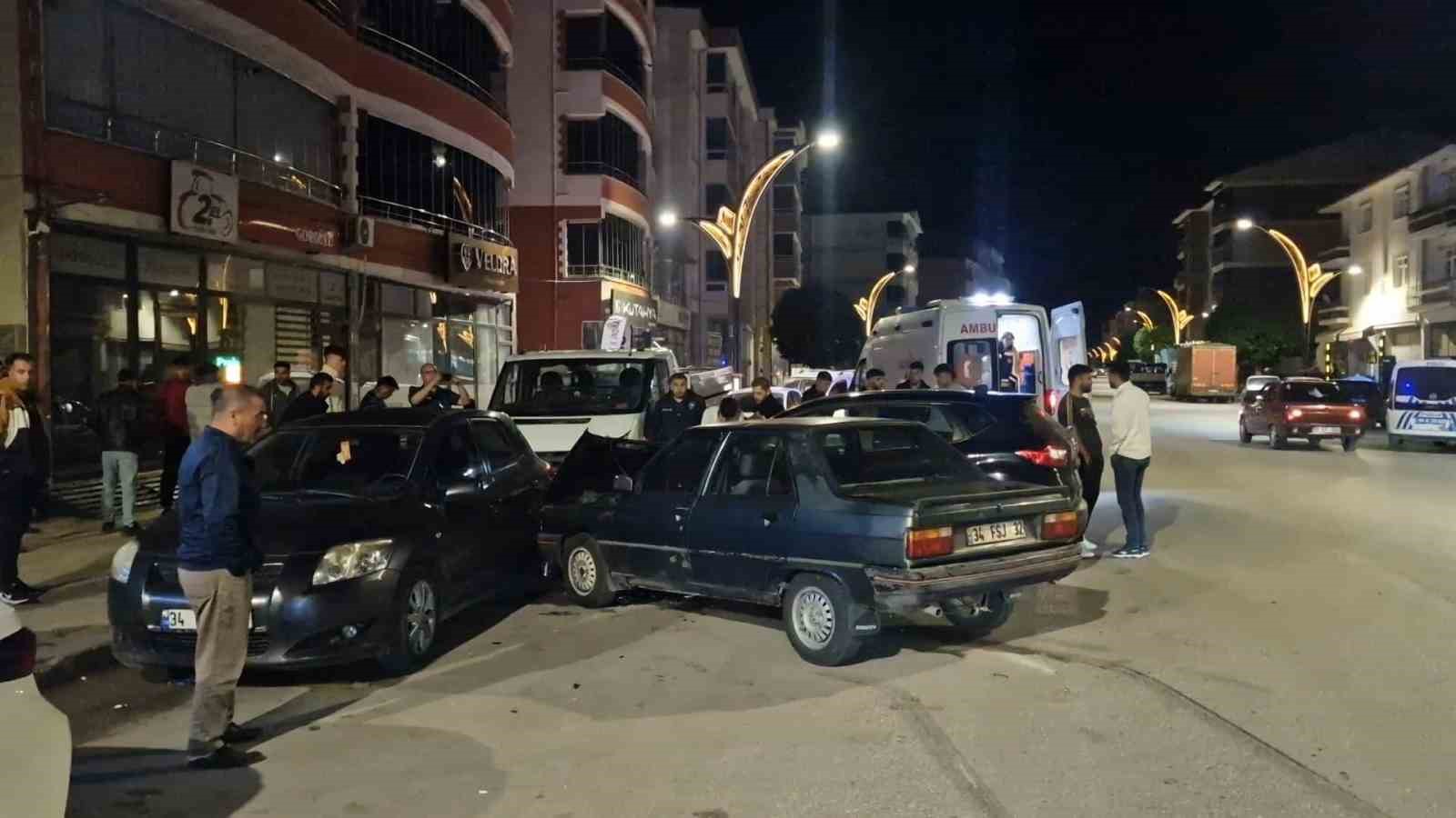 Çorum’da iki otomobil çarpıştı: 1 yaralı 