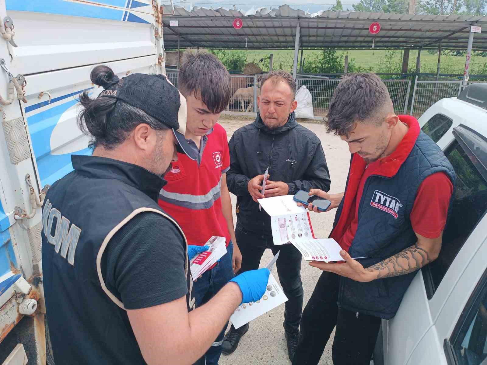 Kurban pazarında sahte para uyarısı 