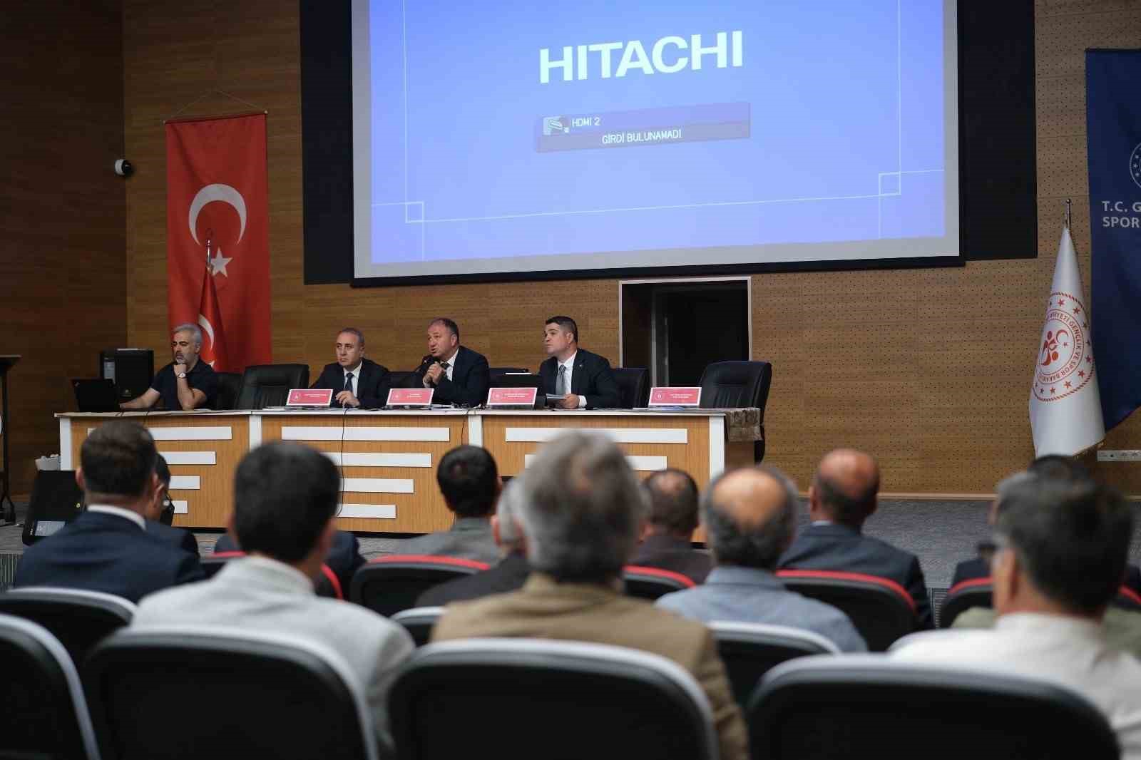 Gençlik ve Spor İl Müdürlüğü İl koordinasyon toplantısı yapıldı 