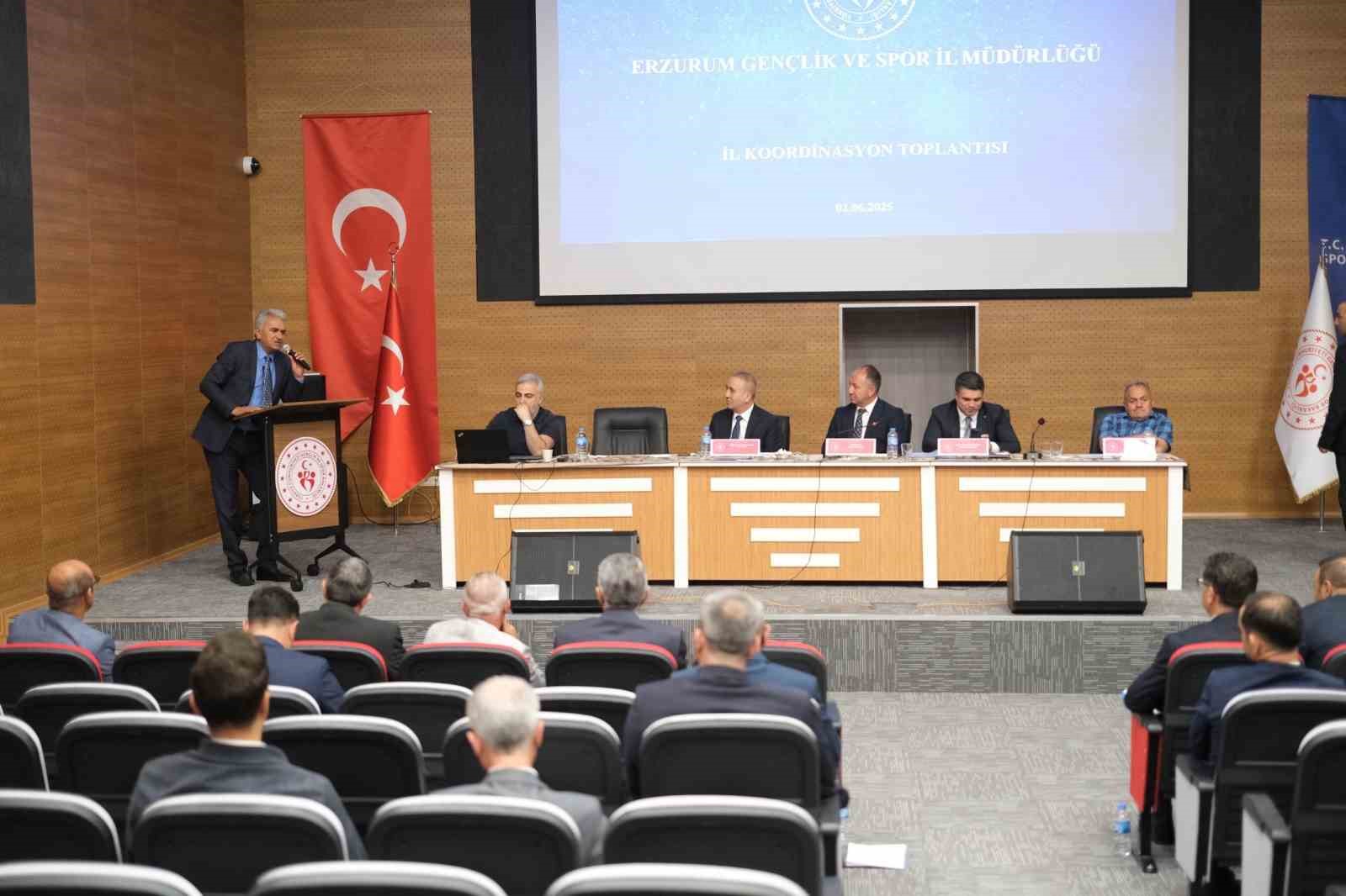 Gençlik ve Spor İl Müdürlüğü İl koordinasyon toplantısı yapıldı 