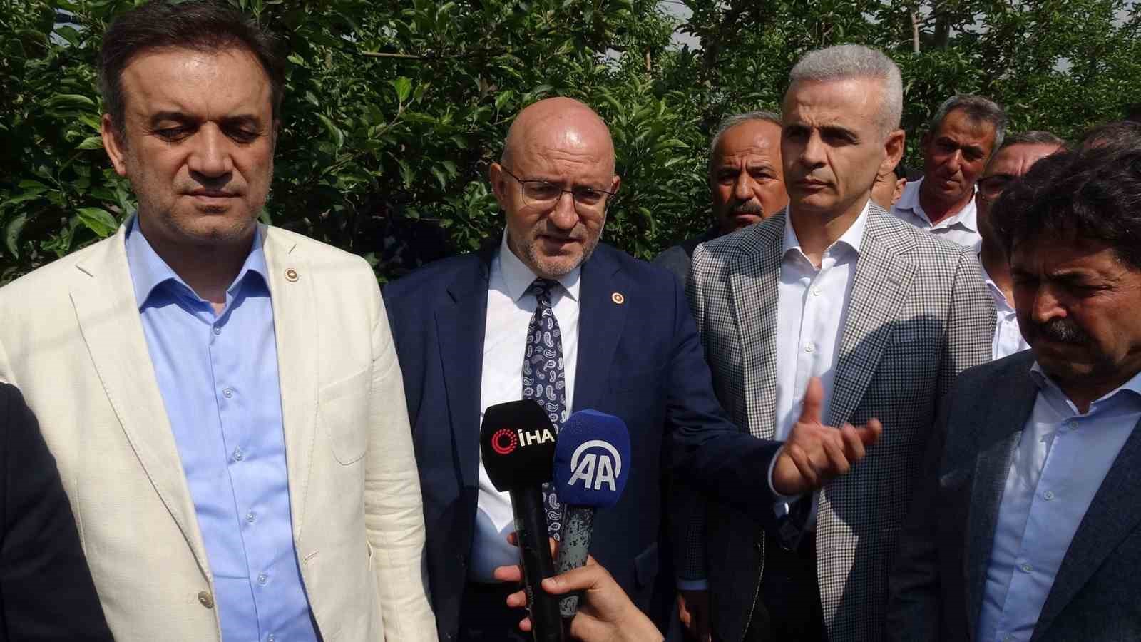 TBMM Zirai Don Komisyonu üyeleri, Karaman’da elma bahçelerini inceledi 