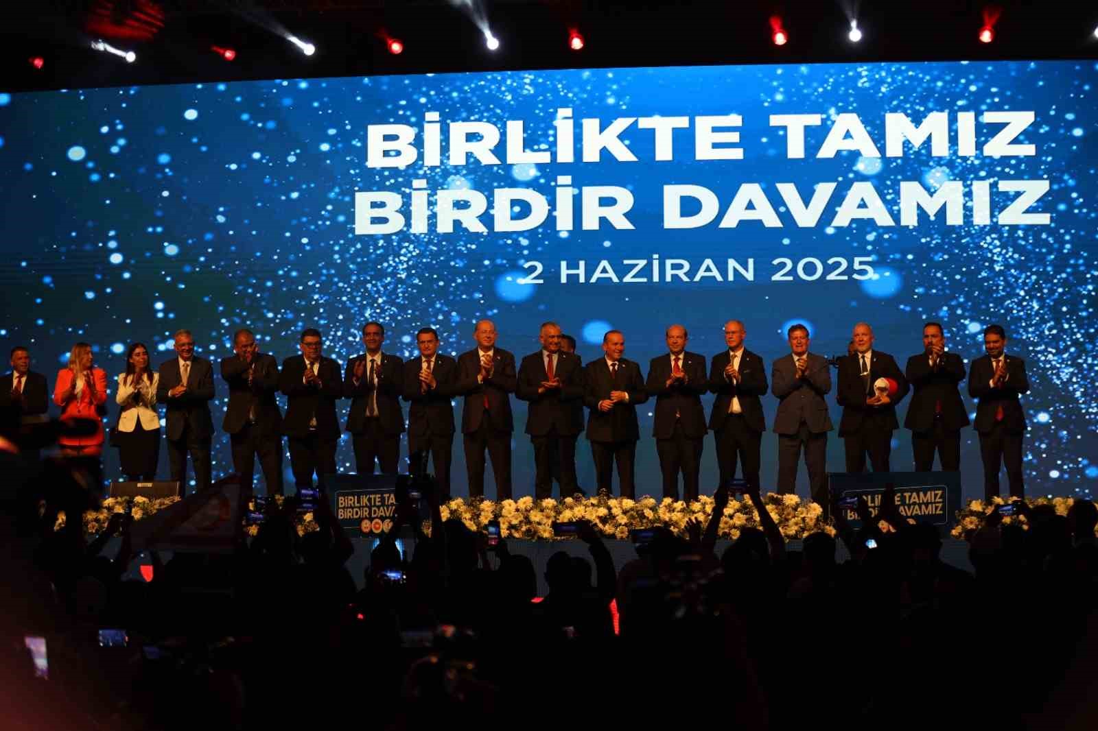 KKTC’de koalisyondaki üç partiden Cumhurbaşkanı Tatar’ın adaylığına destek