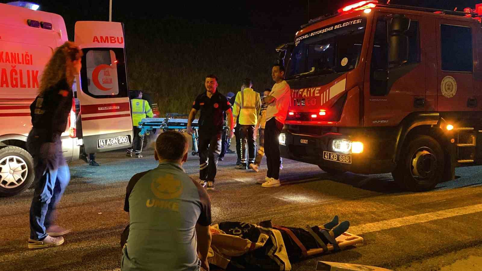Kuzey Marmara’da feci kaza: 4’ü çocuk 12 yaralı 