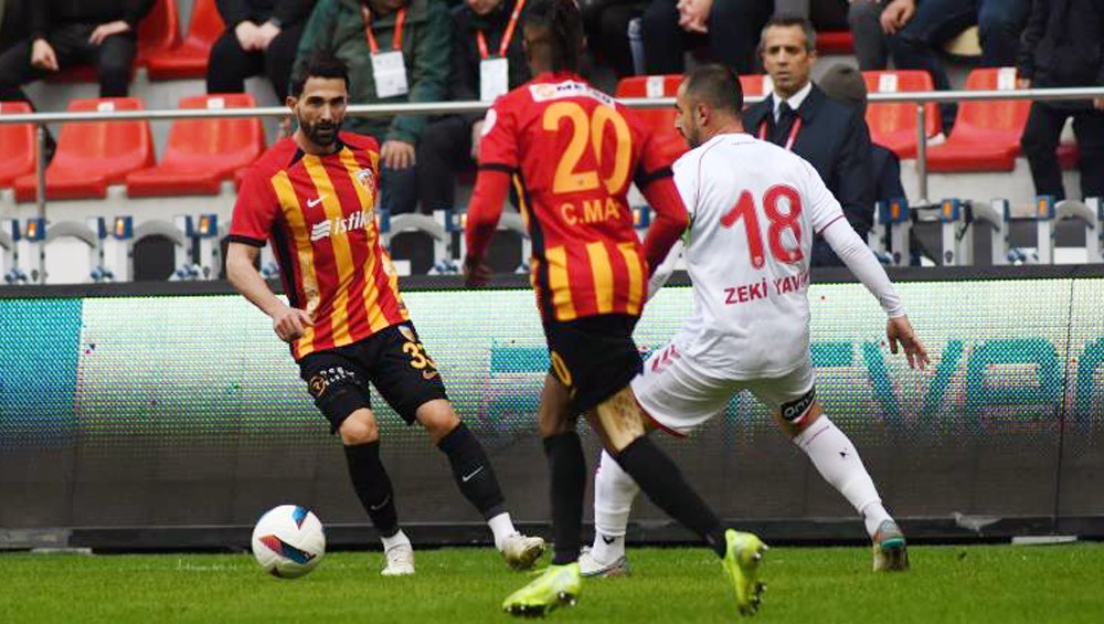 Kayserispor 7 takımı mağlup edemedi 