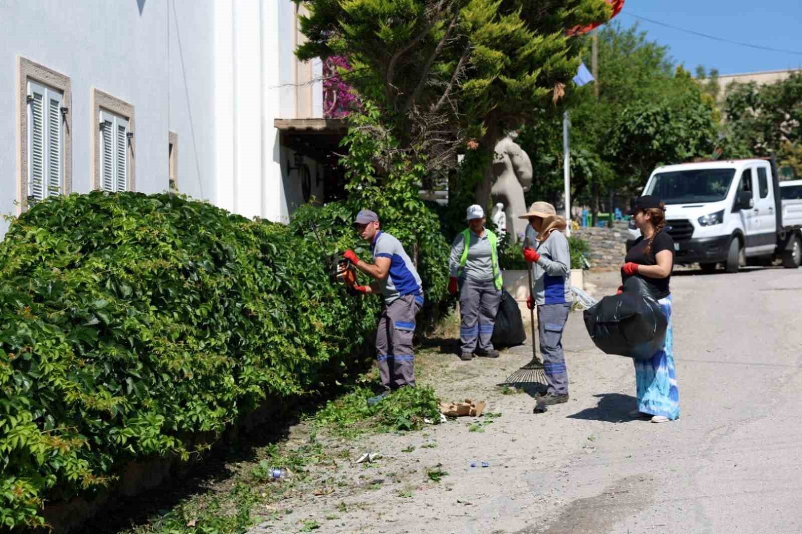 Belediyeden çevre temizliği çalışmaları 