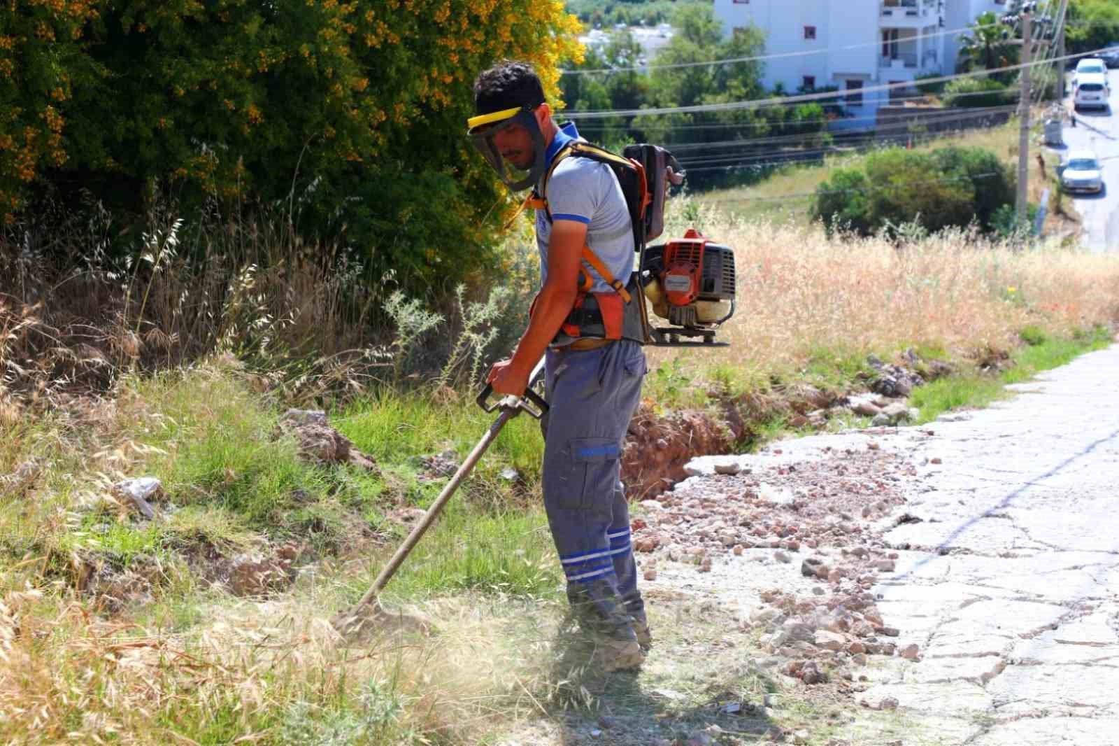 Belediyeden çevre temizliği çalışmaları 