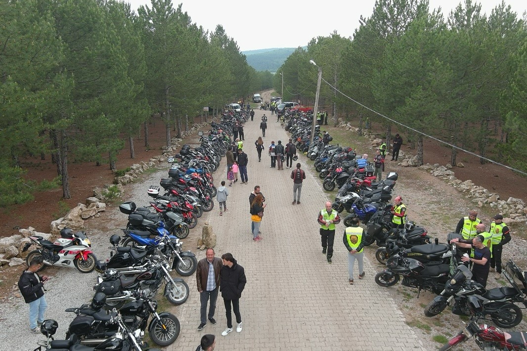 Motosiklet tutkunları Kütahya’da buluştu 