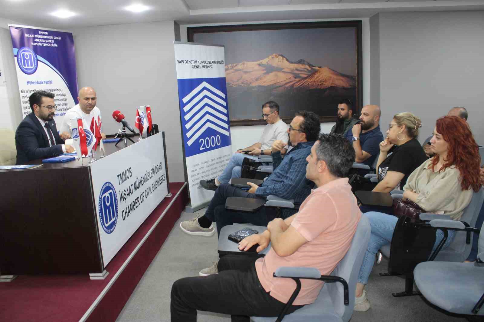 Yapı Denetim Kuruluşları Birliği Genel Başkanı Toraman: 
