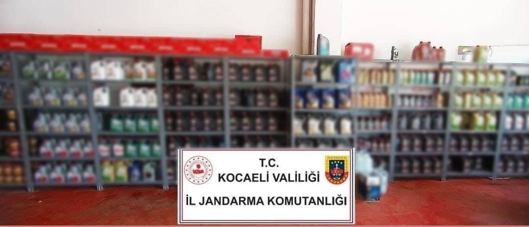 Kocaeli’de 11 milyon TL’lik sahte madeni yağ operasyonu 