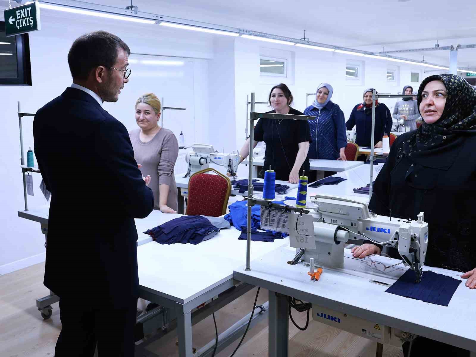 Tokat Belediyesi öncülüğünde sanayiye kadın eli değmeye devam ediyor 