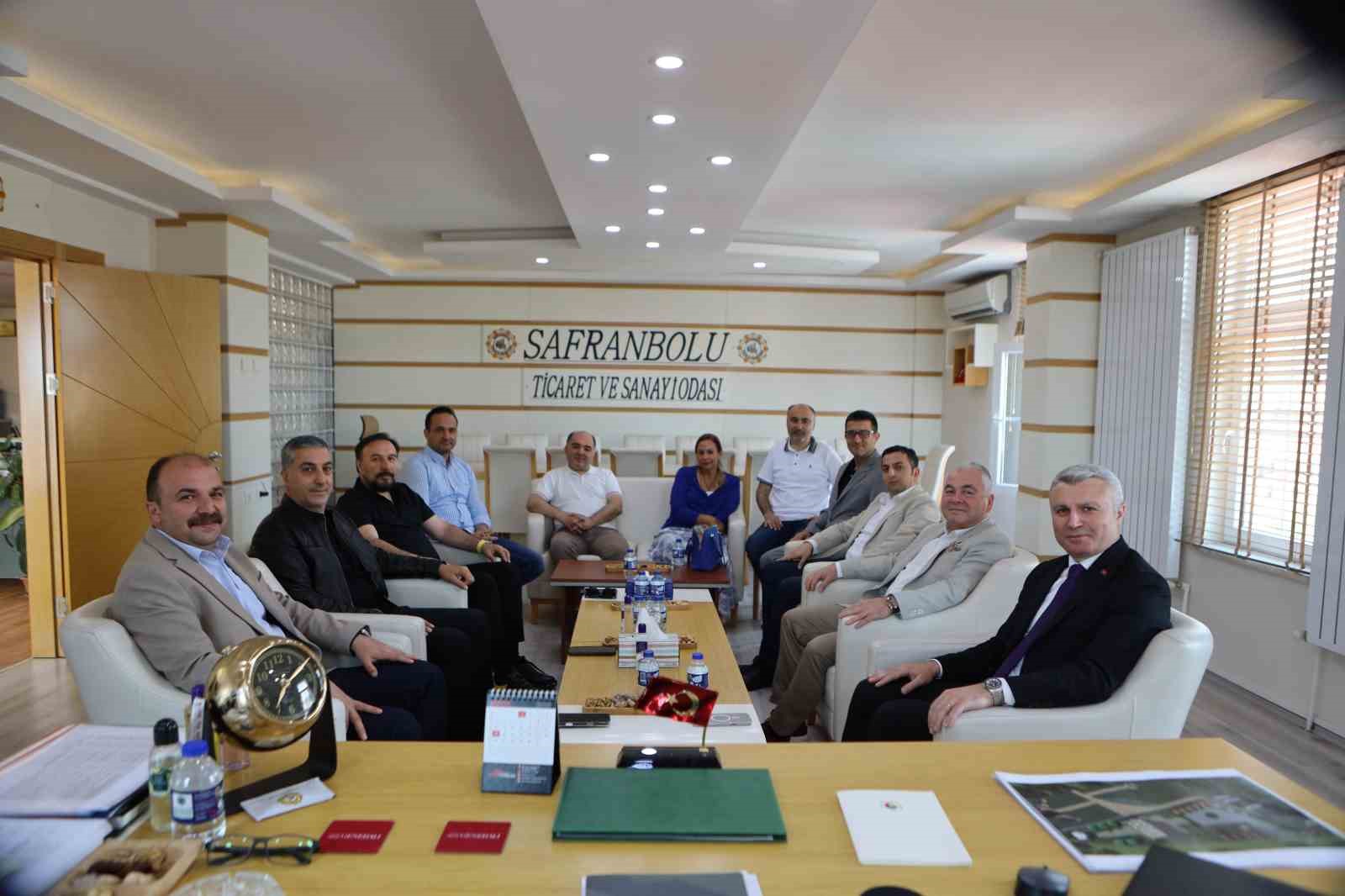 Kaymakam Yazıcı’dan Safranbolu TSO’ya veda ziyareti 
