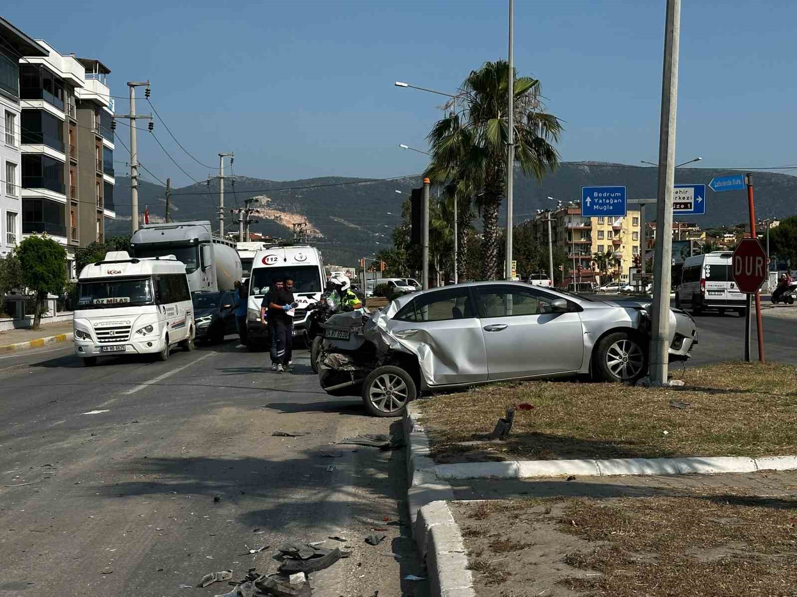 Milas’ta trafik kazası: 1 yaralı