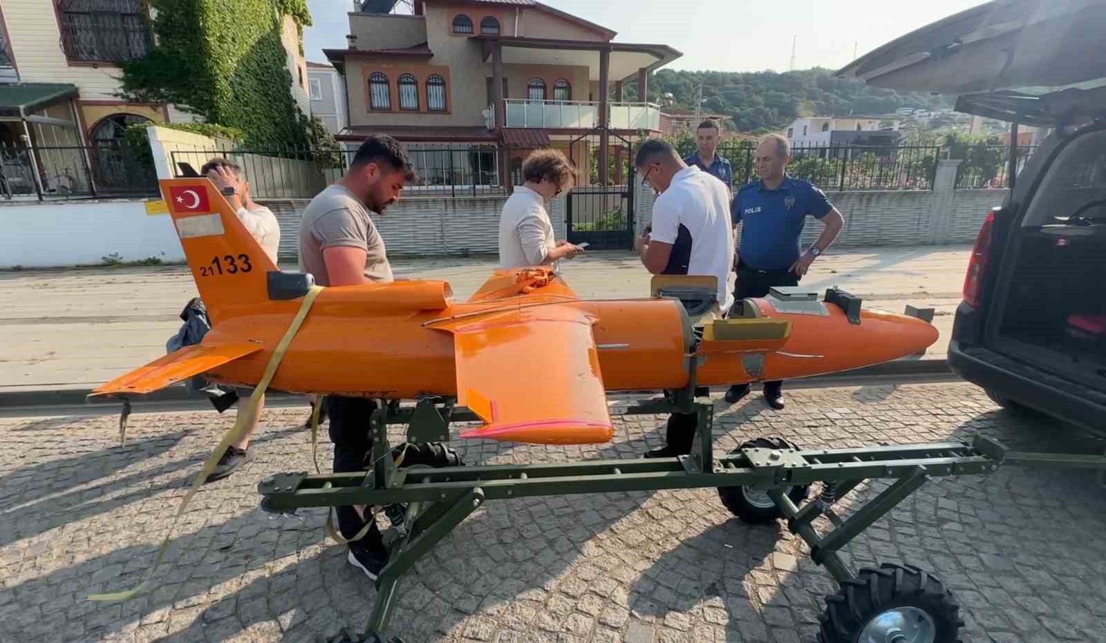 Şimşek İHA Samsun’da sahile vurdu 
