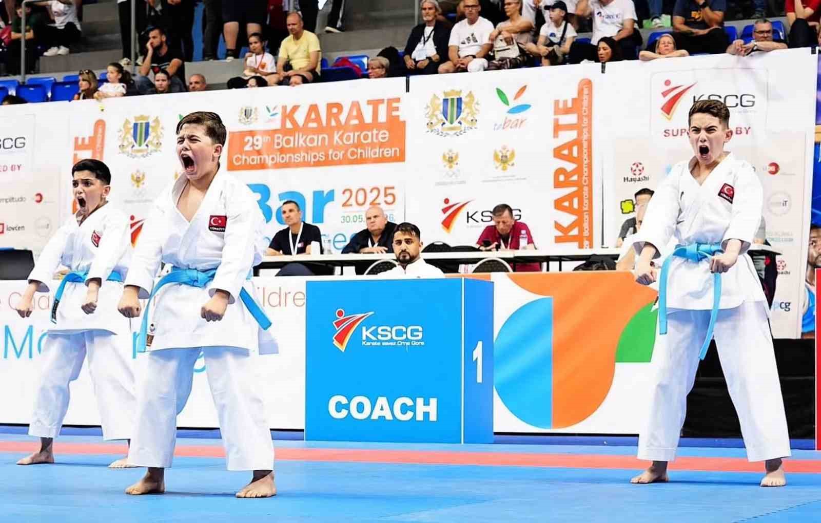 Milli takım, Balkan Çocuklar Karate Şampiyonası’nda 55 madalya kazandı 