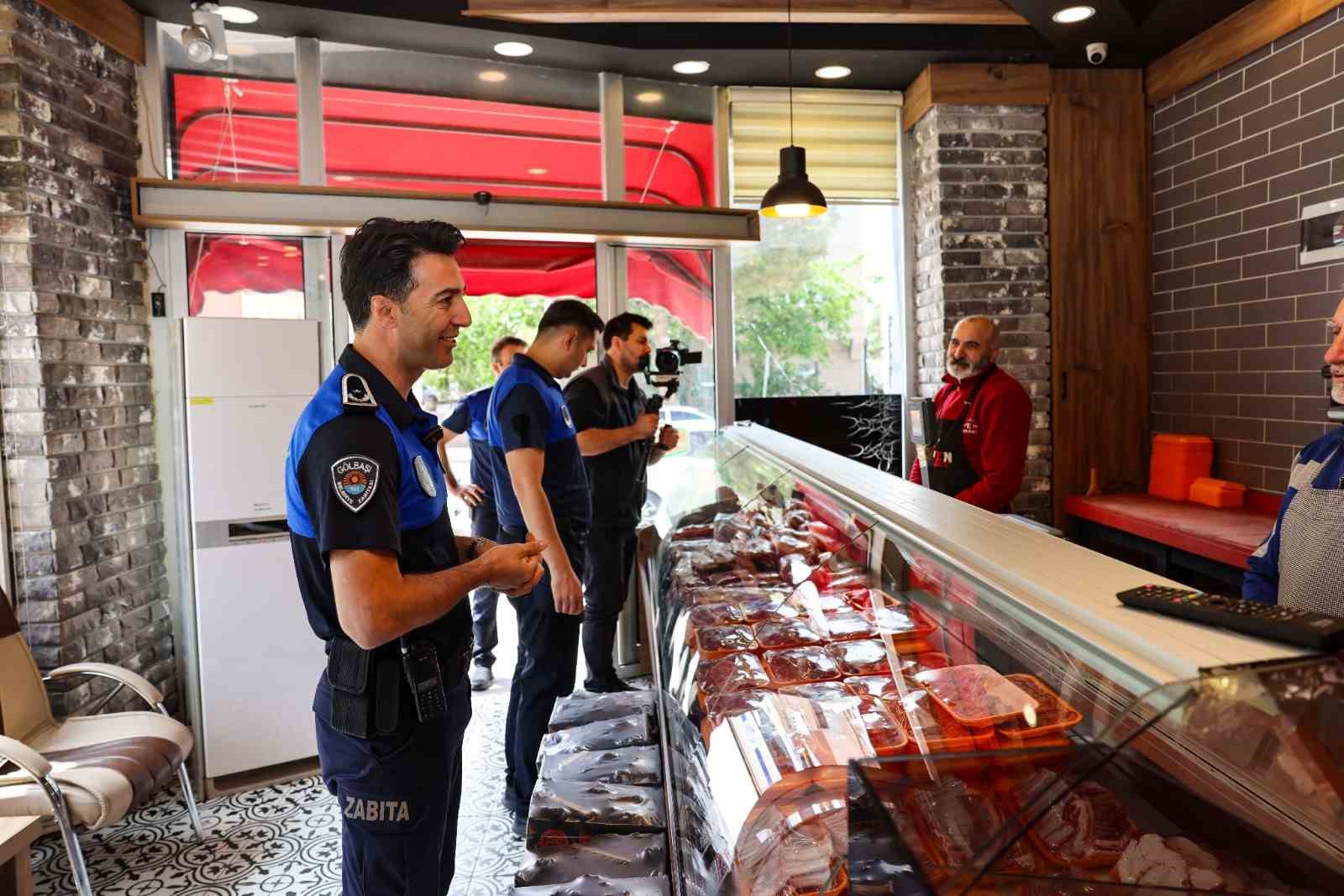 Gölbaşı Belediyesi’nden bayram öncesi kapsamlı denetim 