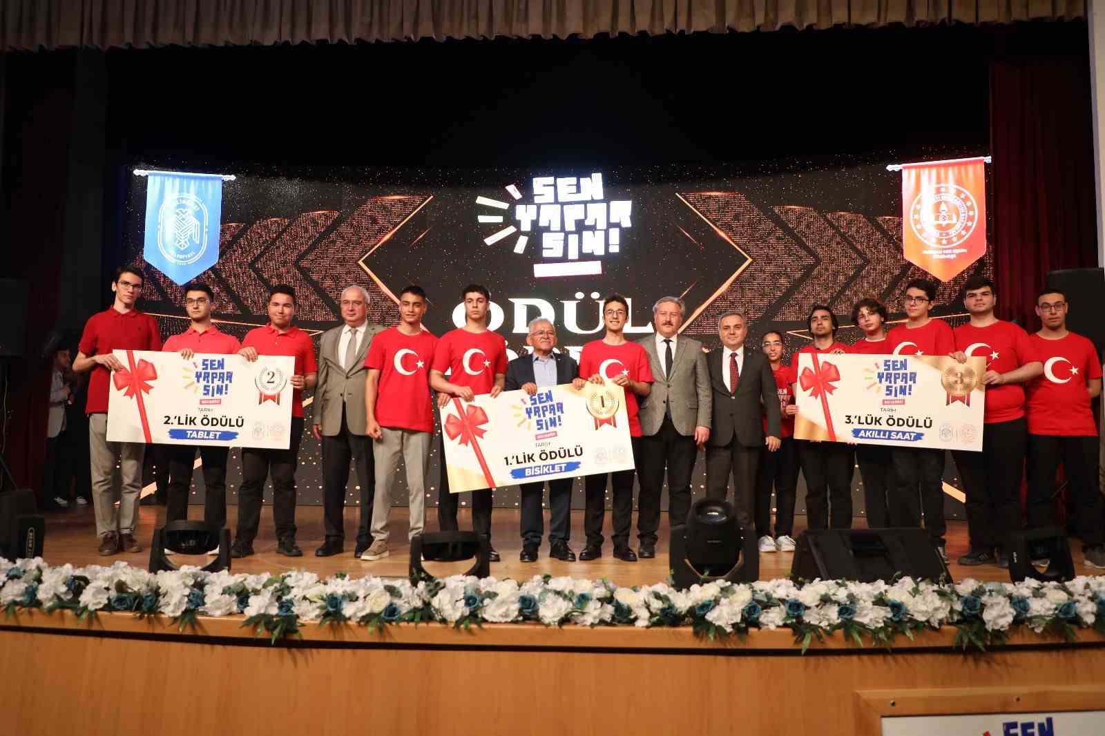 Sen Yaparsın Melikgazi Ödül Töreni büyük bir coşkuyla gerçekleşti 