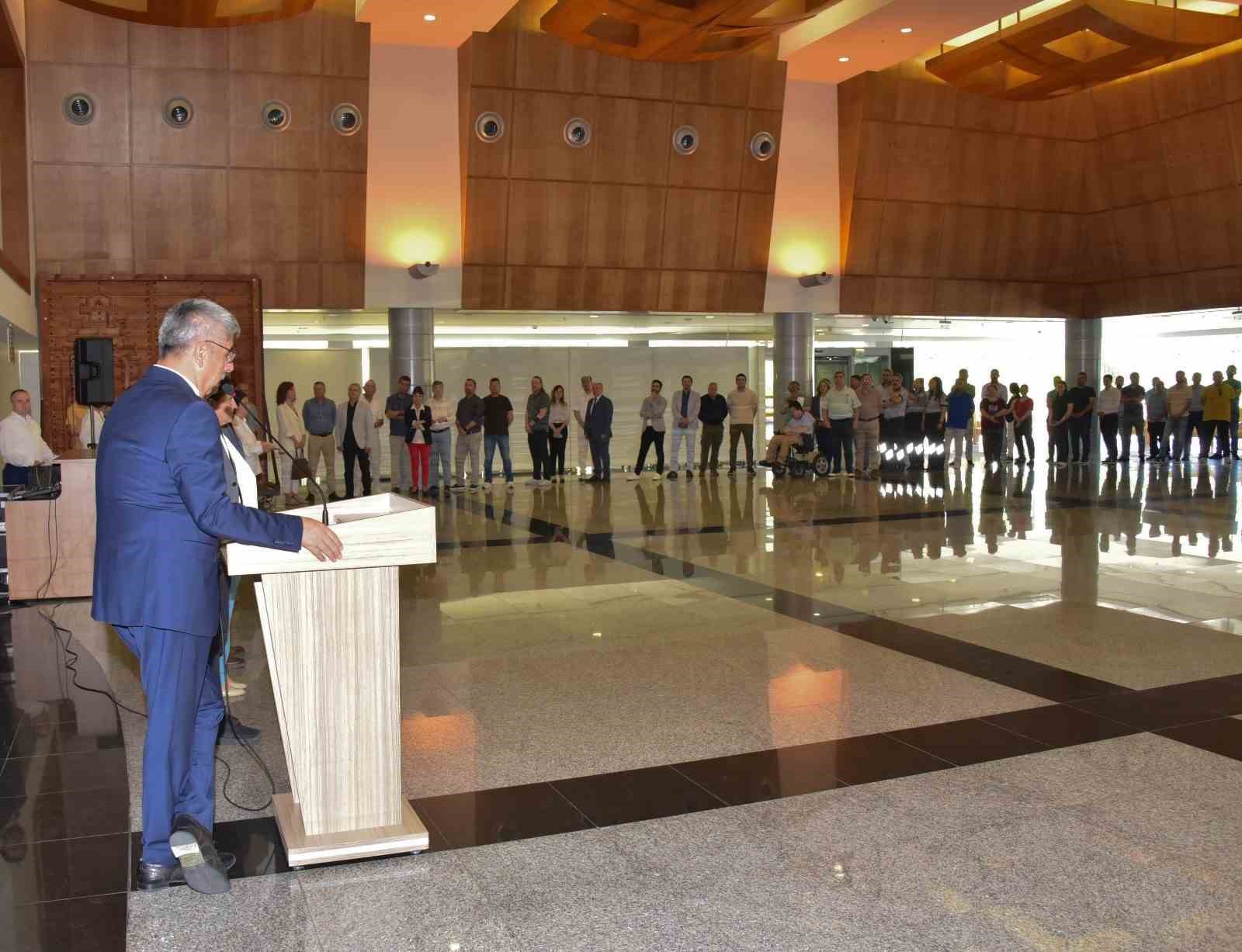 MSKÜ personeli bayramlaşma töreninde buluştu 