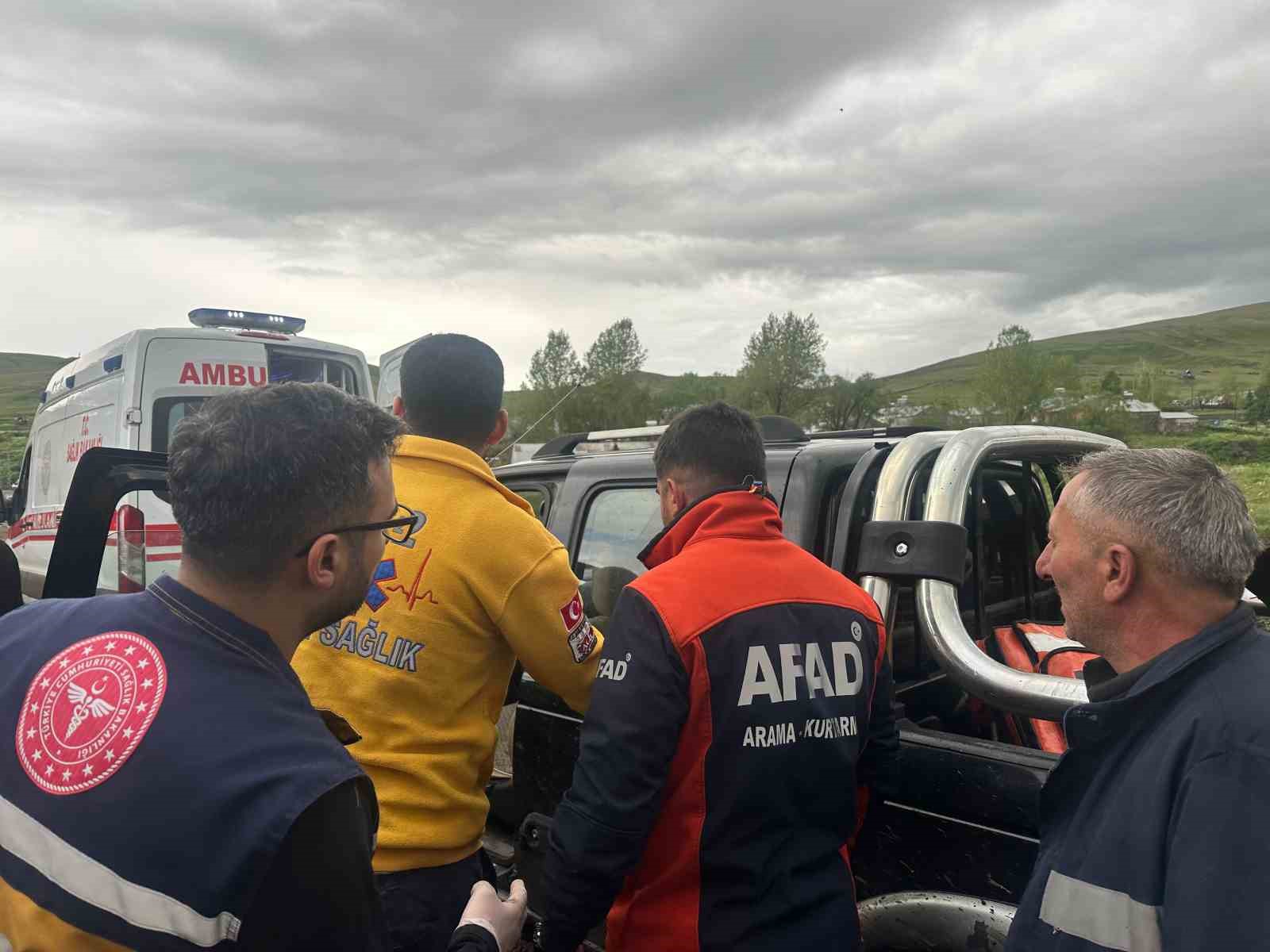 Kars’ta araziye yıldırım düştü, hayvanlarını otlatan bir kişi yaralandı 