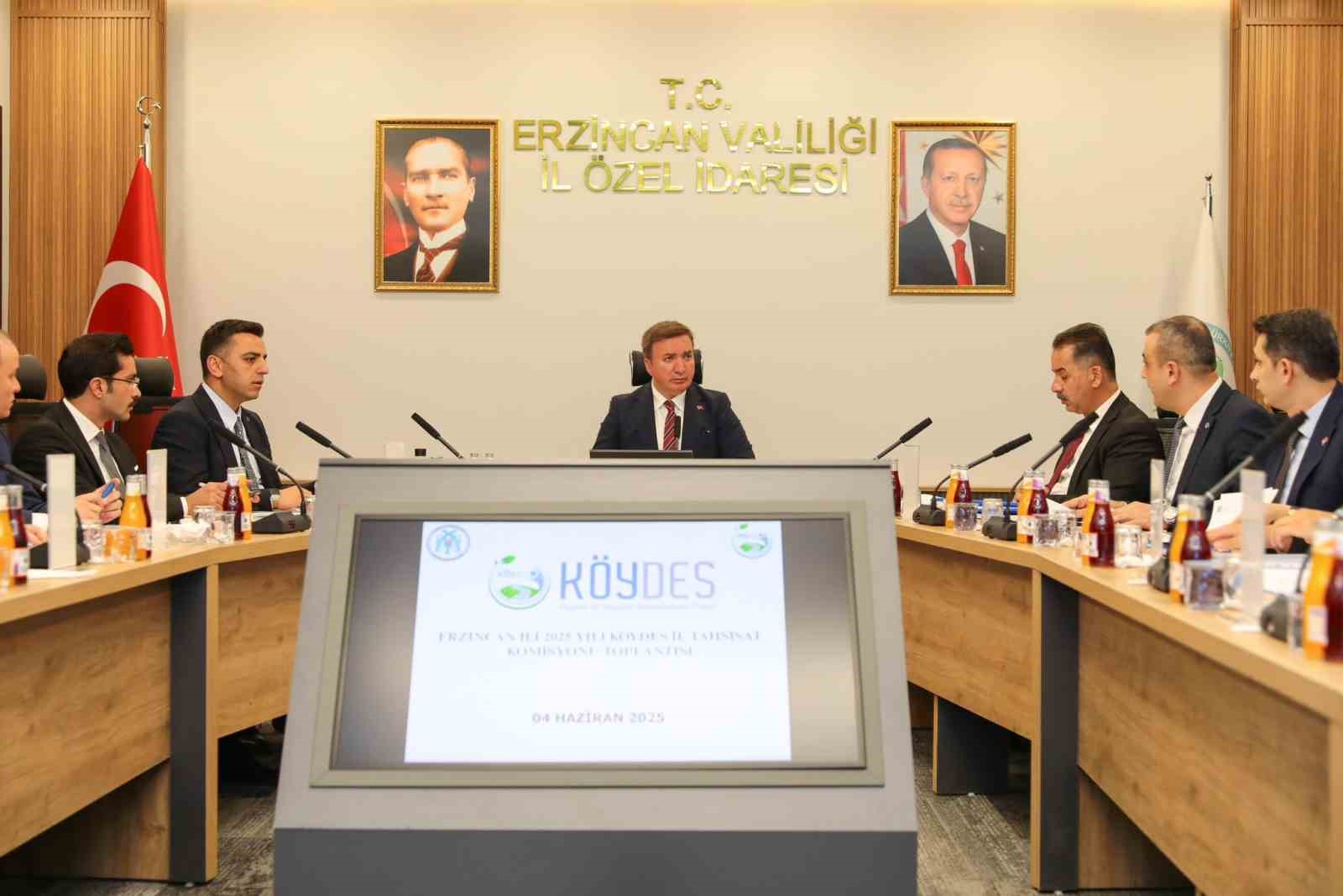 2025 yılı KÖYDES İl Tahsisat Komisyonu Toplantısı yapıldı 