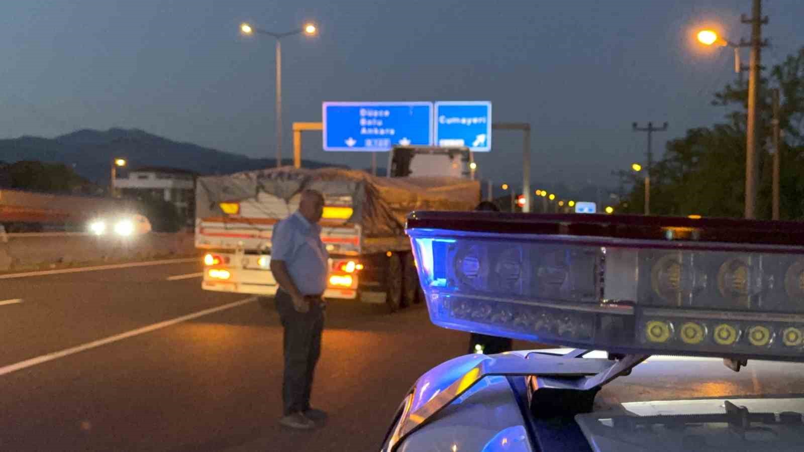 Yasak olmasına rağmen yola çıktı, cezayı yedi 