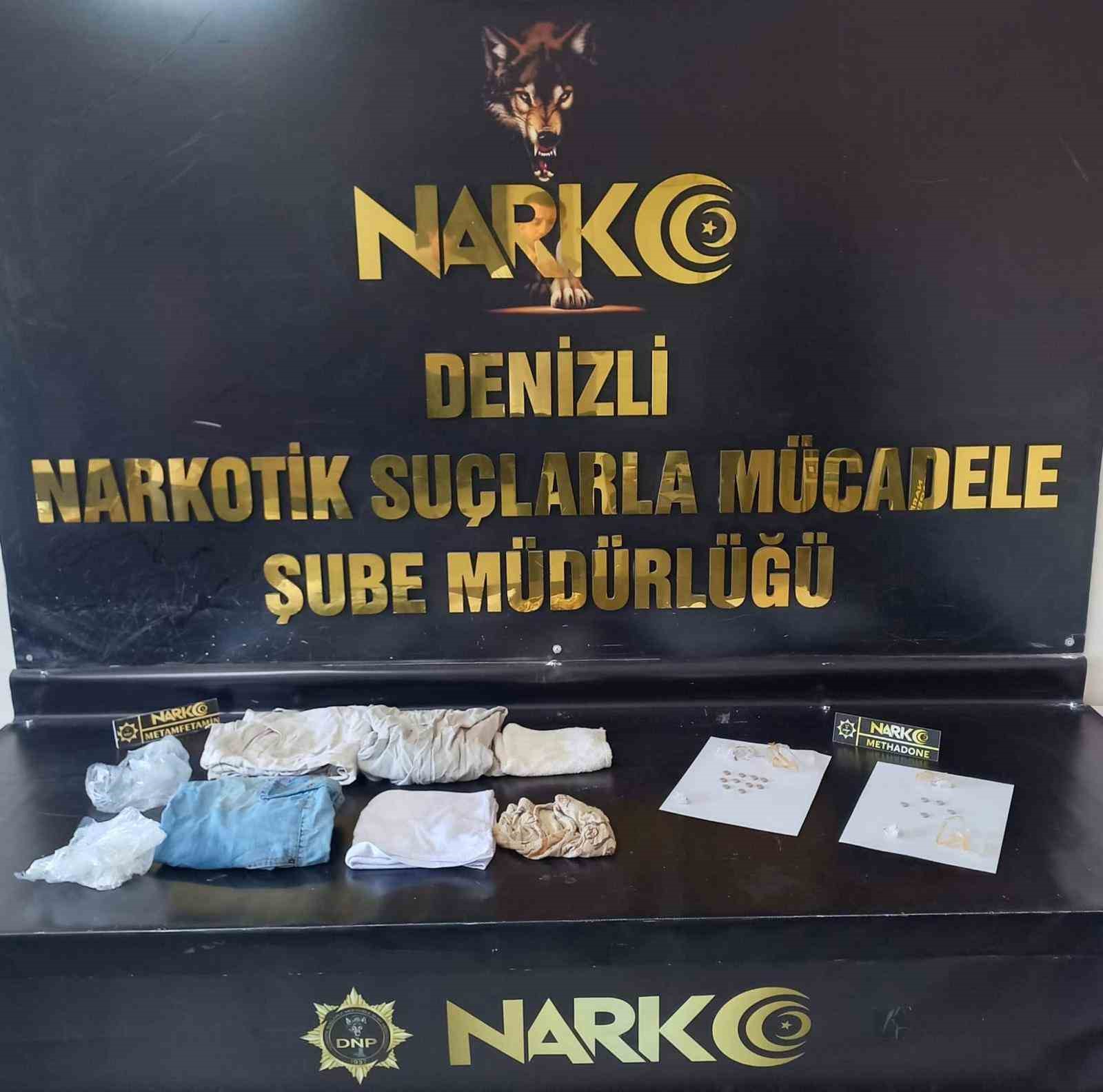 Havayoluyla Denizli’ye gelen yabancı yolcu 1,25 kilo uyuşturucu ile yakalandı 