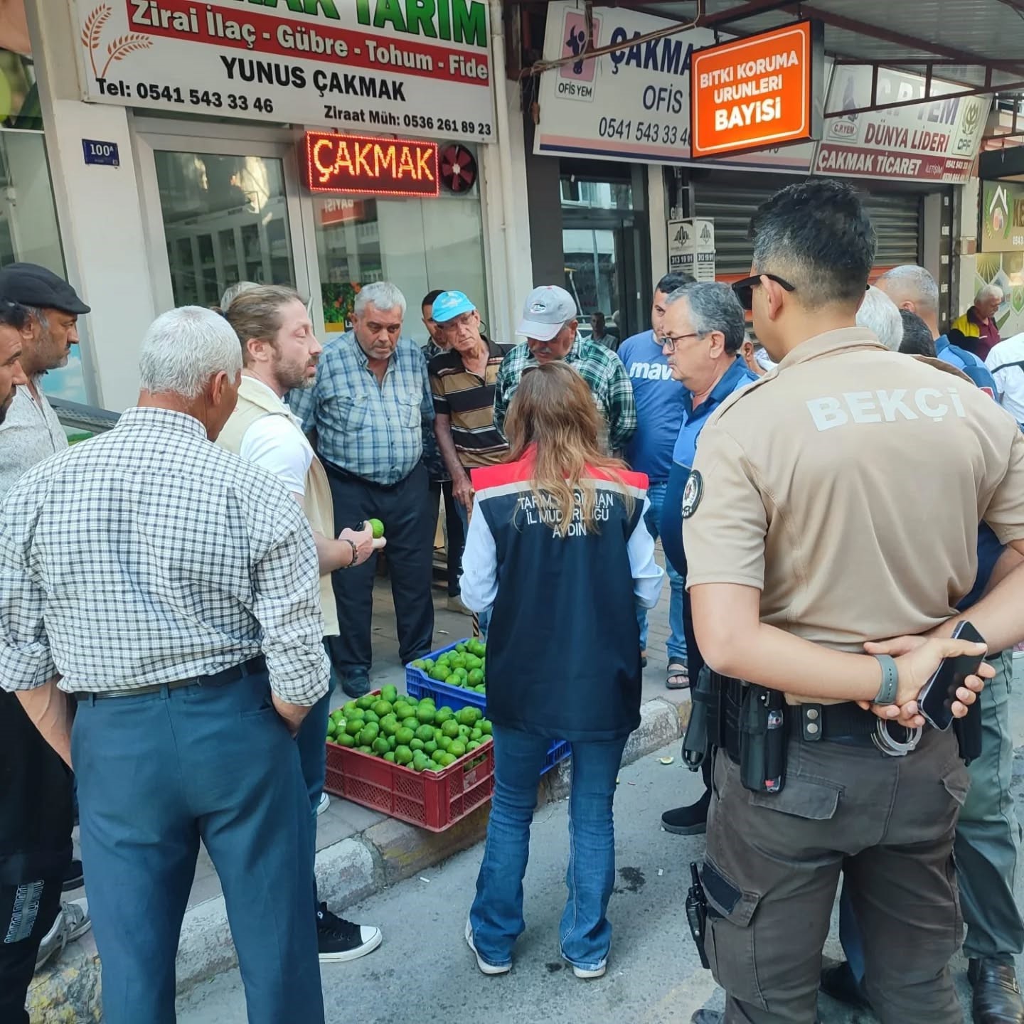 Buharkent’te ilek tezgahları denetlendi 